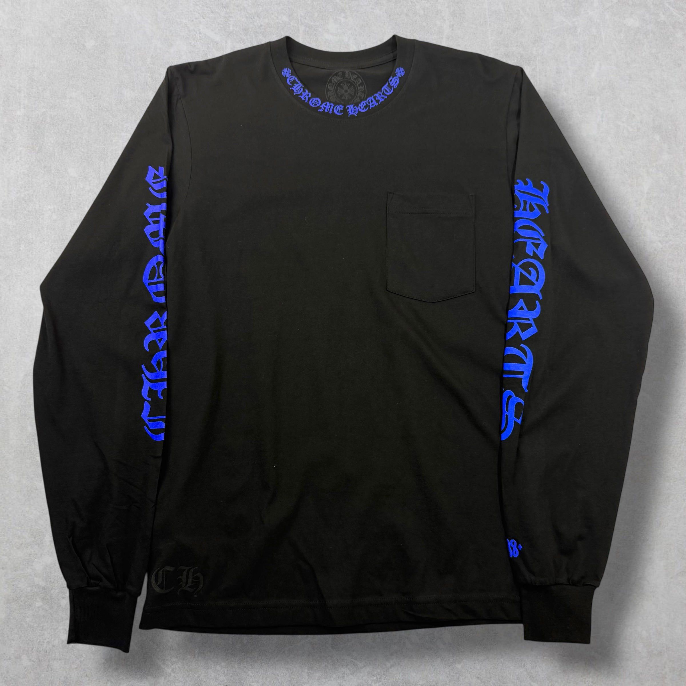 Chrome Hearts Chrome Hearts Blue 1988 Neck Logo L/S M Size US M / EU 48-50 / 2 - 1 Thumbnail