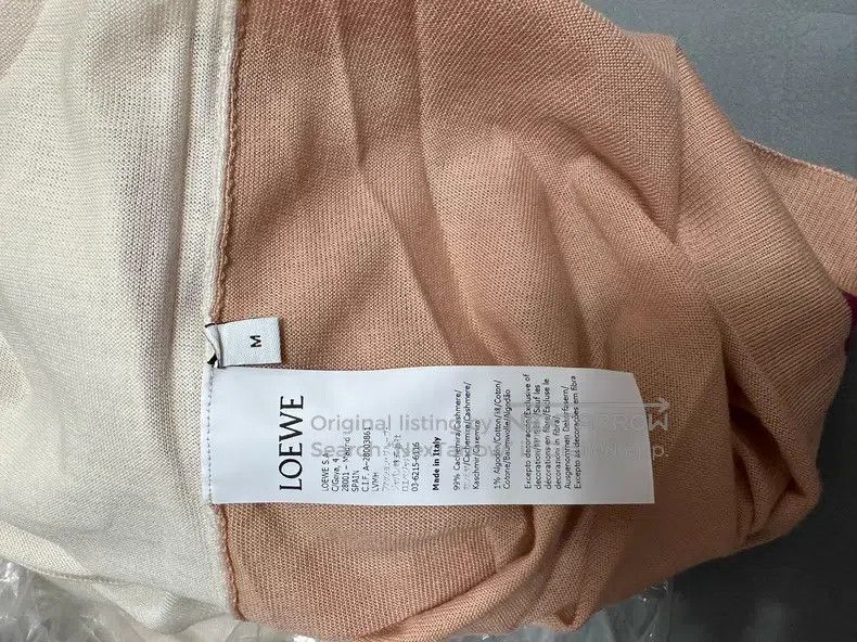 Loewe Loewe Cashmere Knit Polo Short-sleeve T-shirt Size M / US 6-8 / IT 42-44 - 5 Thumbnail