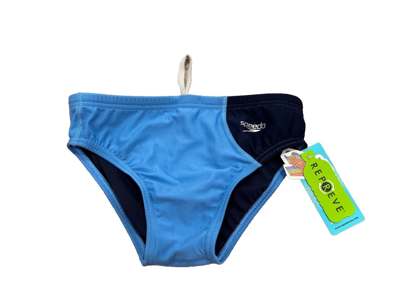 Speedo Speedo Eco Endurance Colorblock Swim Brief Azure Blue ( 28 ) Size US 28 / EU 44 - 3 Thumbnail