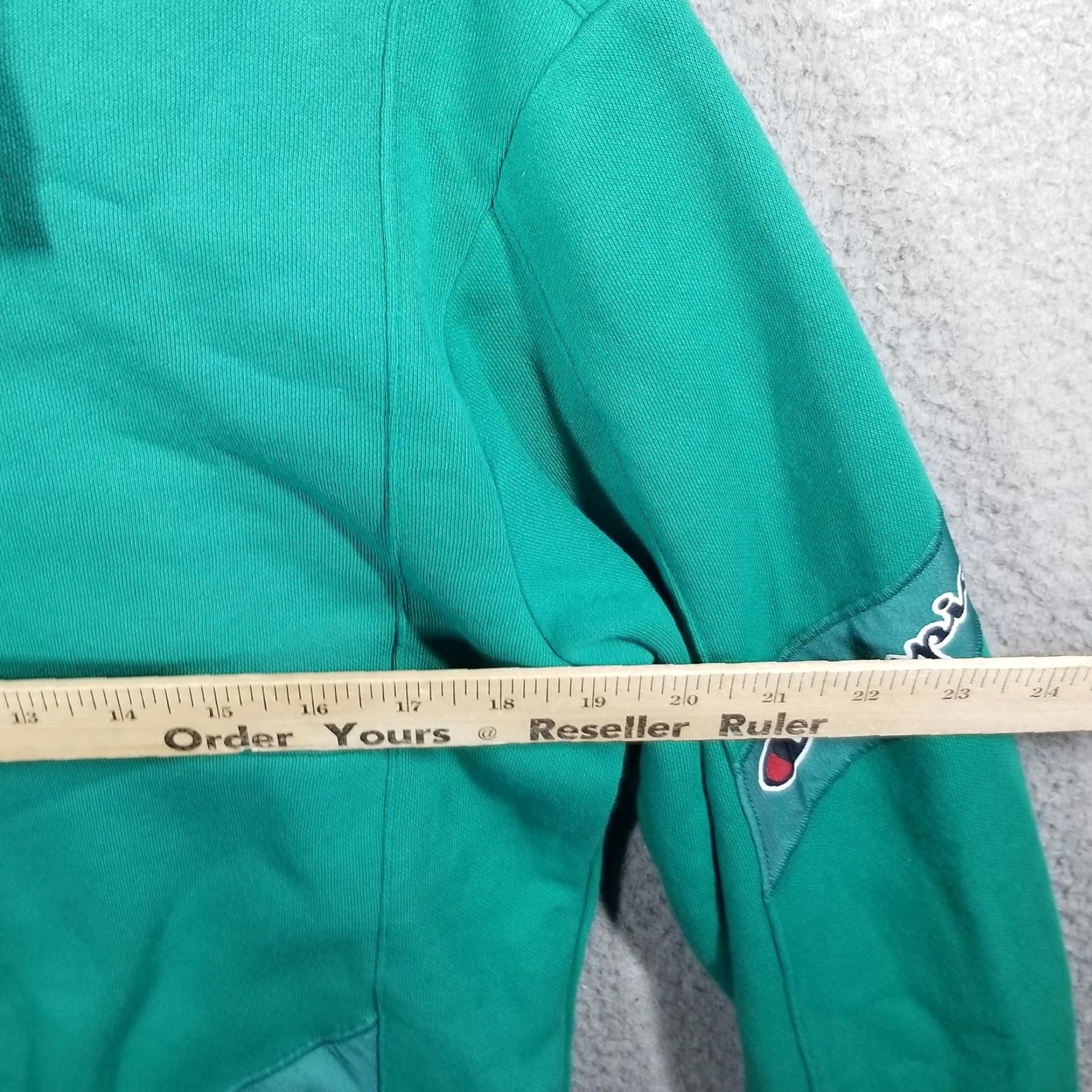Champion Champion Hoodie Mens Small Green Comfort Fit Organic Cotton Pullover Logo NWT Size US S / EU 44-46 / 1 - 7 Thumbnail