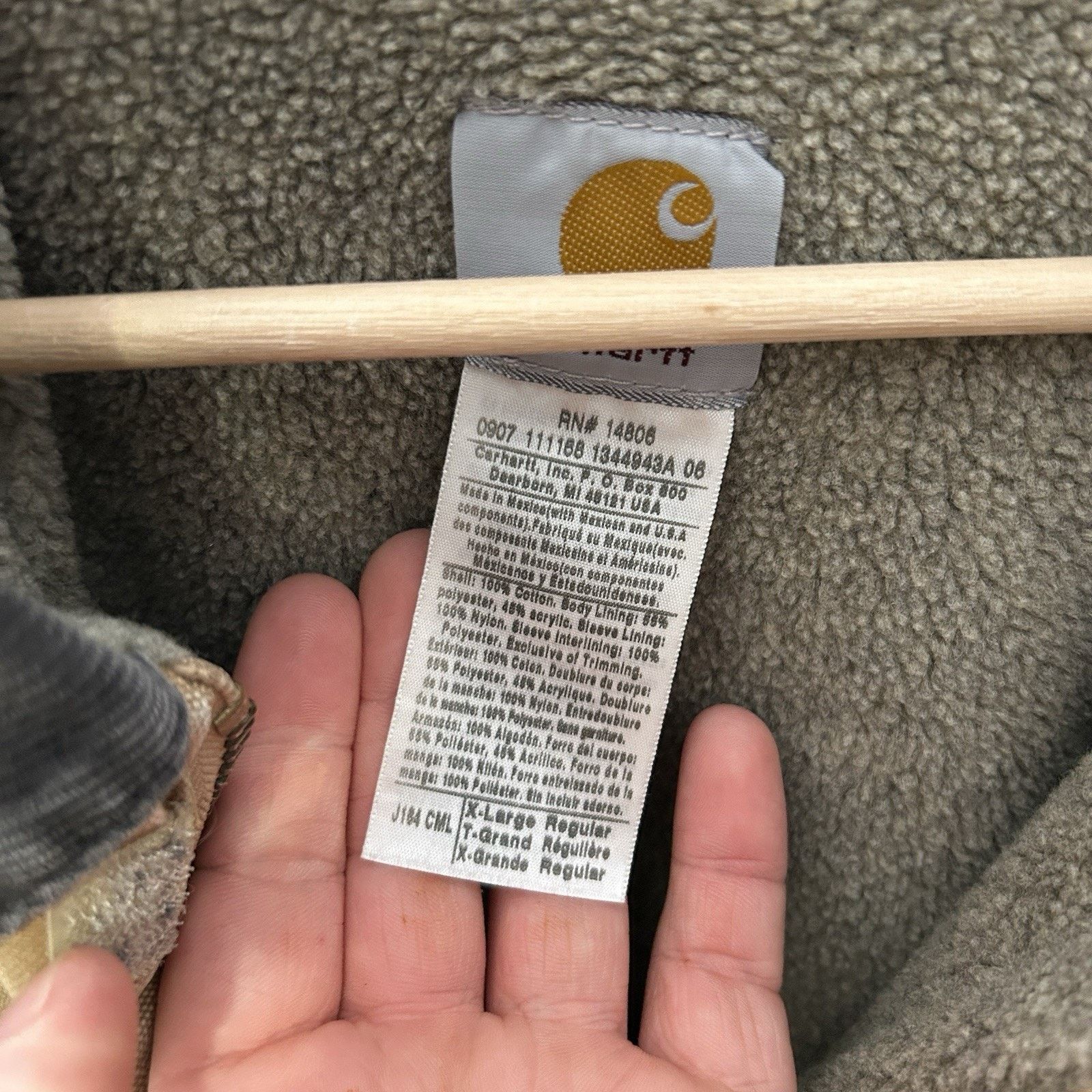 Carhartt Vintage Carhartt Sherpa-Lined Dearborn Jacket “Camel/Brown” Size US XL / EU 56 / 4 - 12 Thumbnail
