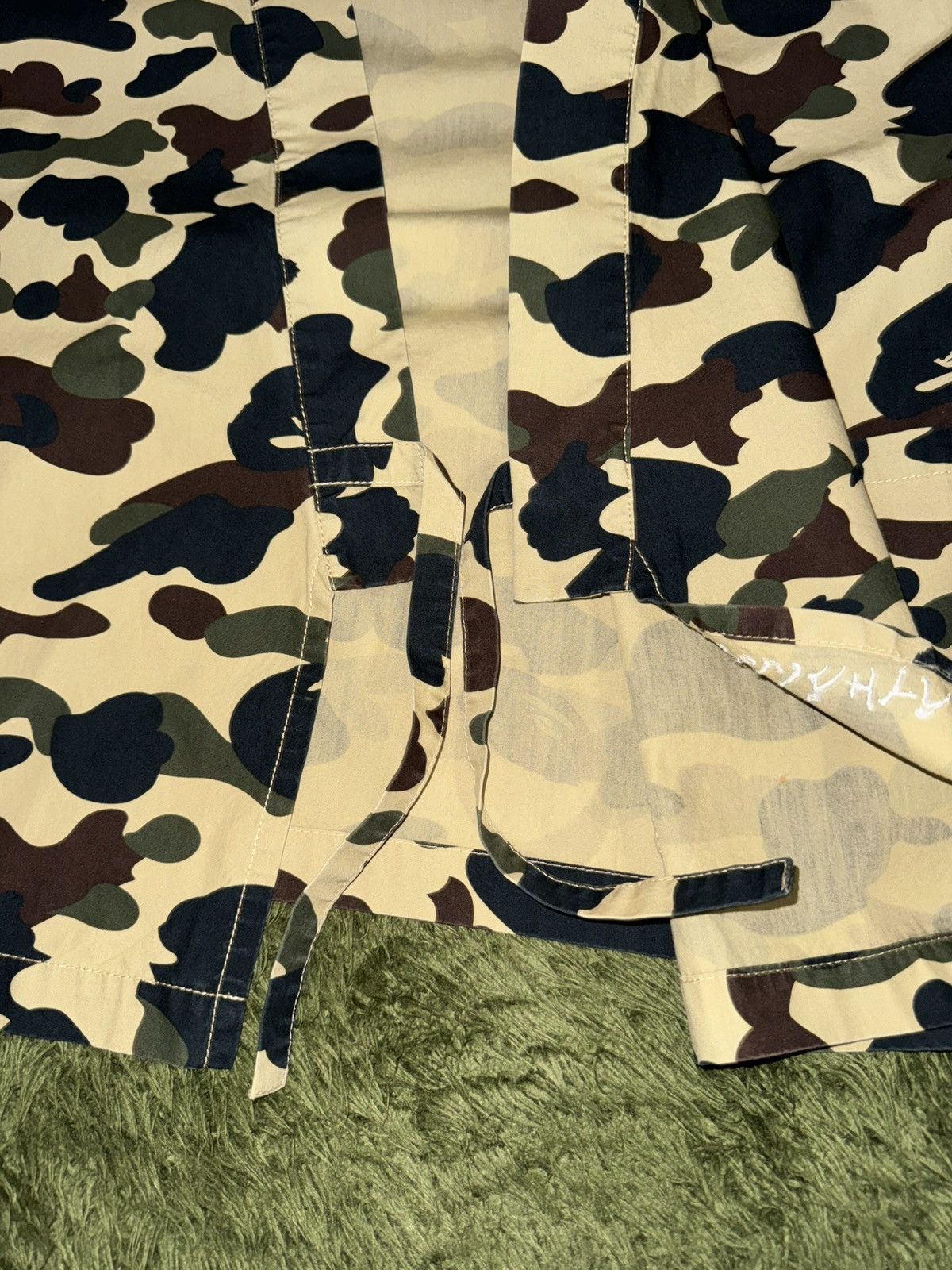 Bape [L] BAPE 1st Camo Kimono Shirt Jacket Size US L / EU 52-54 / 3 - 7 Thumbnail