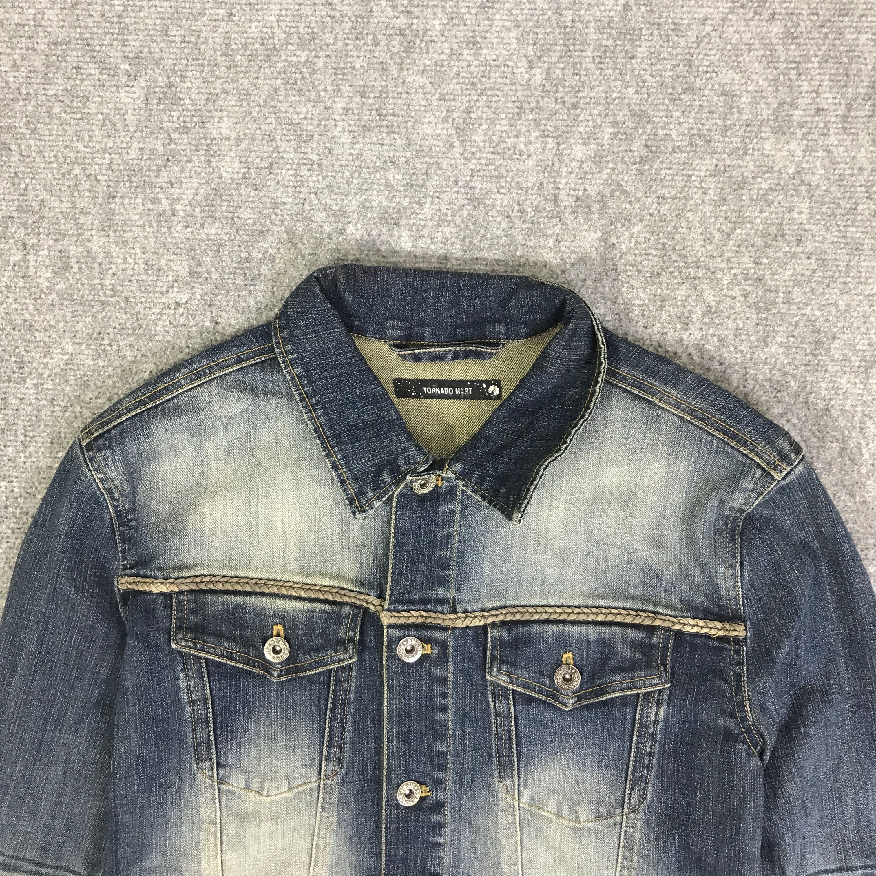 Tornado Mart GOTHIC STYLE TORNADO MART DENIM JACKET K78B9 Size US M / EU 48-50 / 2 - 2 Thumbnail
