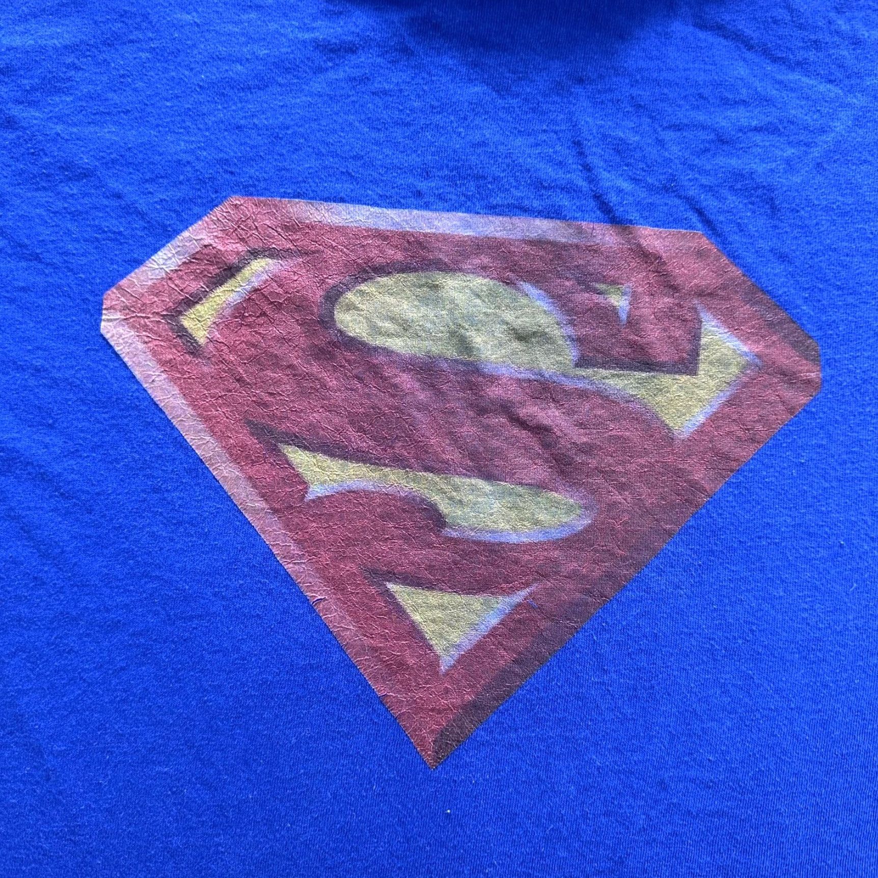 Vintage Superman Shirt Mens Large Blue Logo Graphic DC Comics T-Shirt y2k Size US L / EU 52-54 / 3 - 2 Thumbnail