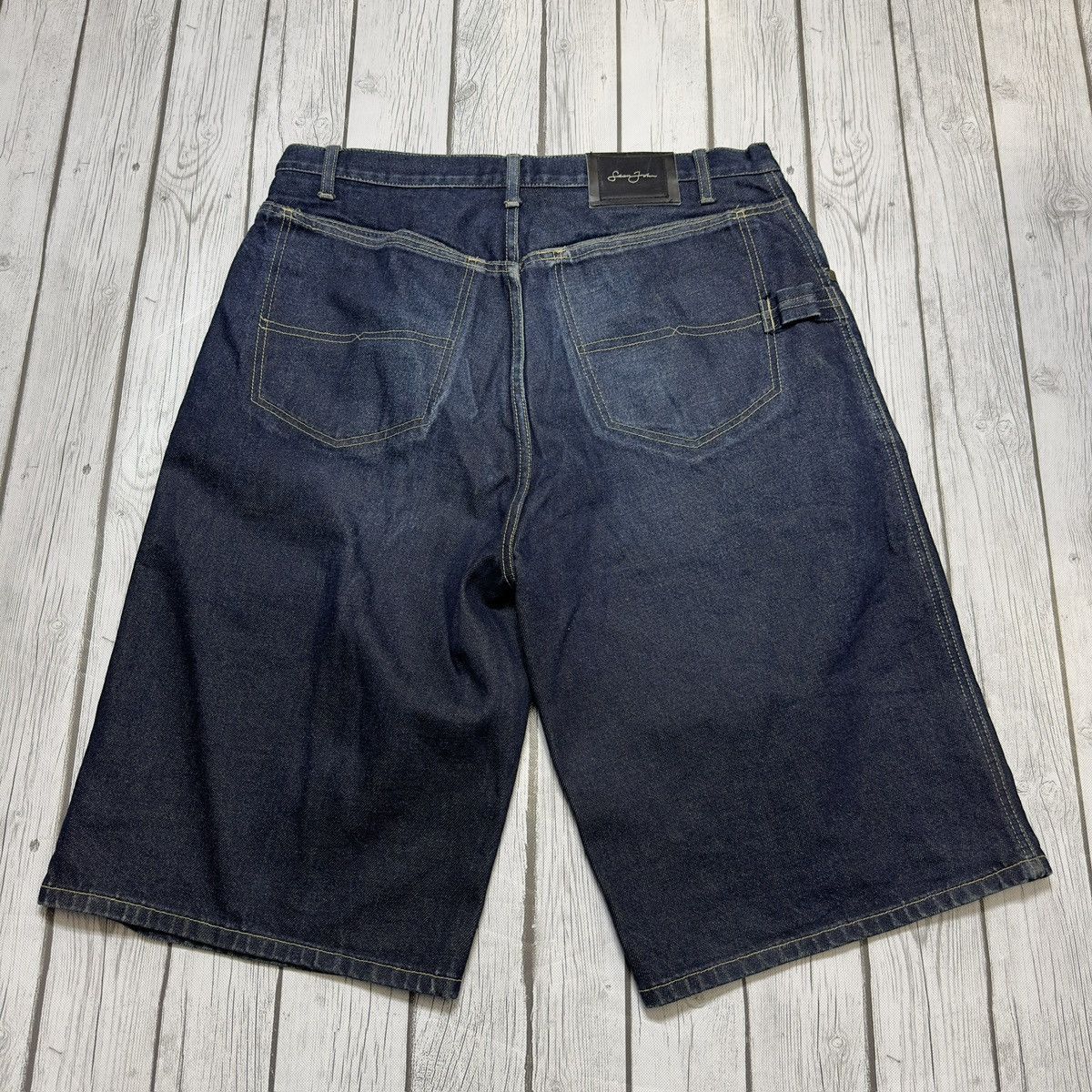 Sean John × Vintage Vintage Sean John jean shorts Size US 34 / EU 50 - 2 Thumbnail