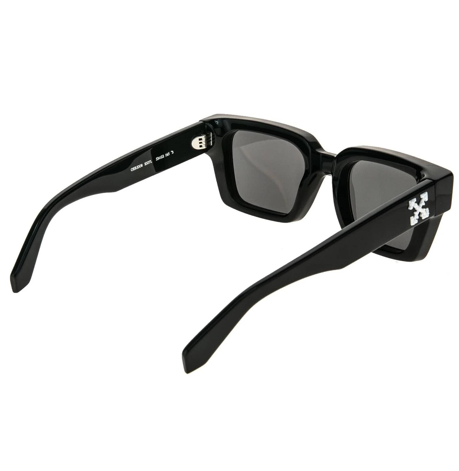 Off-White OFF-WHITE 008 OERI008 Black White Logo VIRGIL Sunglasses Size ONE SIZE - 2 Thumbnail