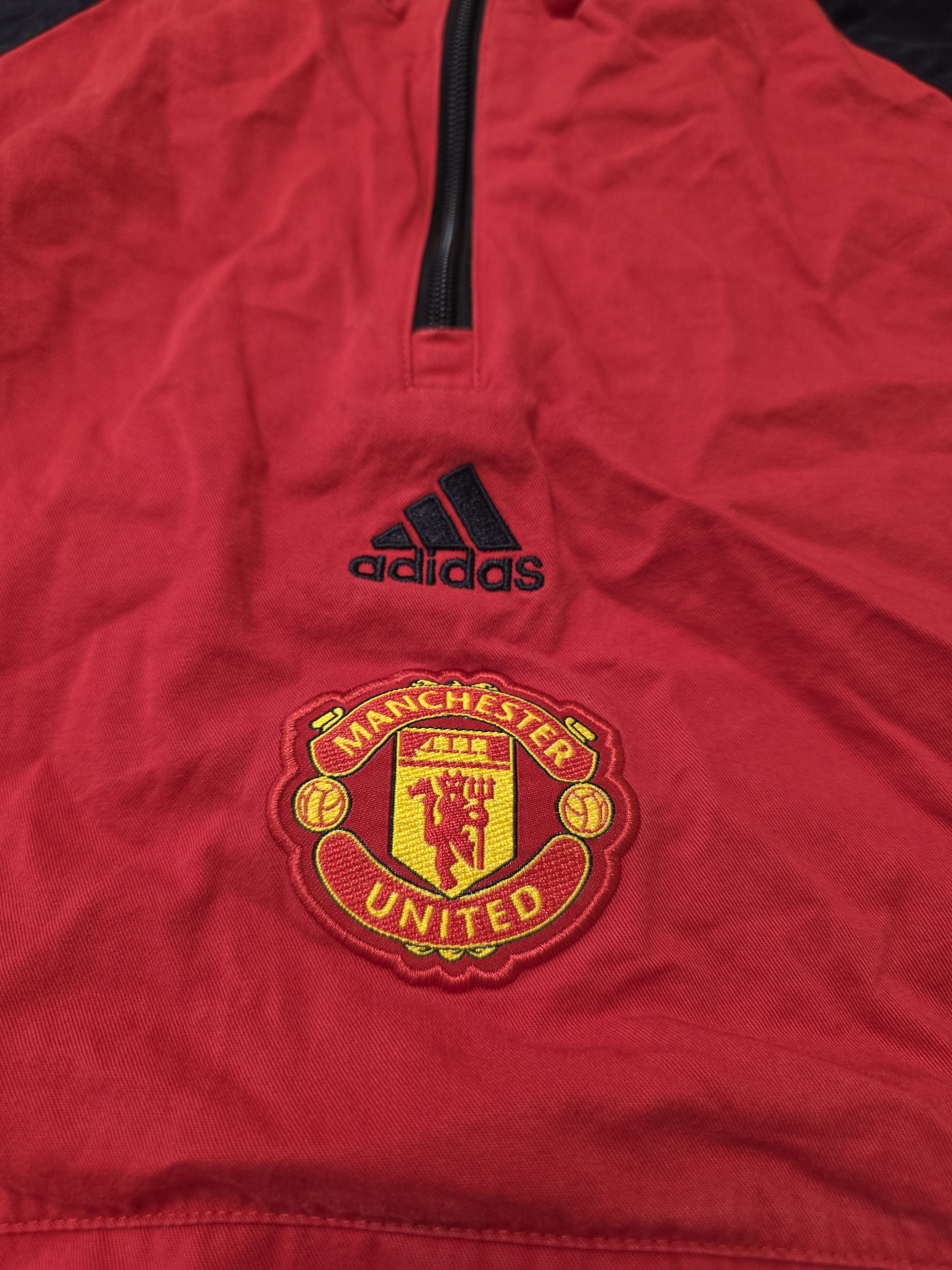 Adidas MANCHESTER UNITED TRAINING ICON TOP ZIP FOOTBALL SOCCER Size US M / EU 48-50 / 2 - 3 Thumbnail