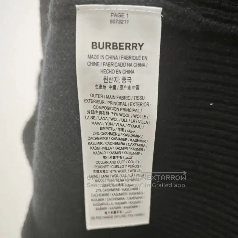 Burberry Burberry Black Wool Pullover Sweater for Women. Size M / US 6-8 / IT 42-44 - 4 Thumbnail