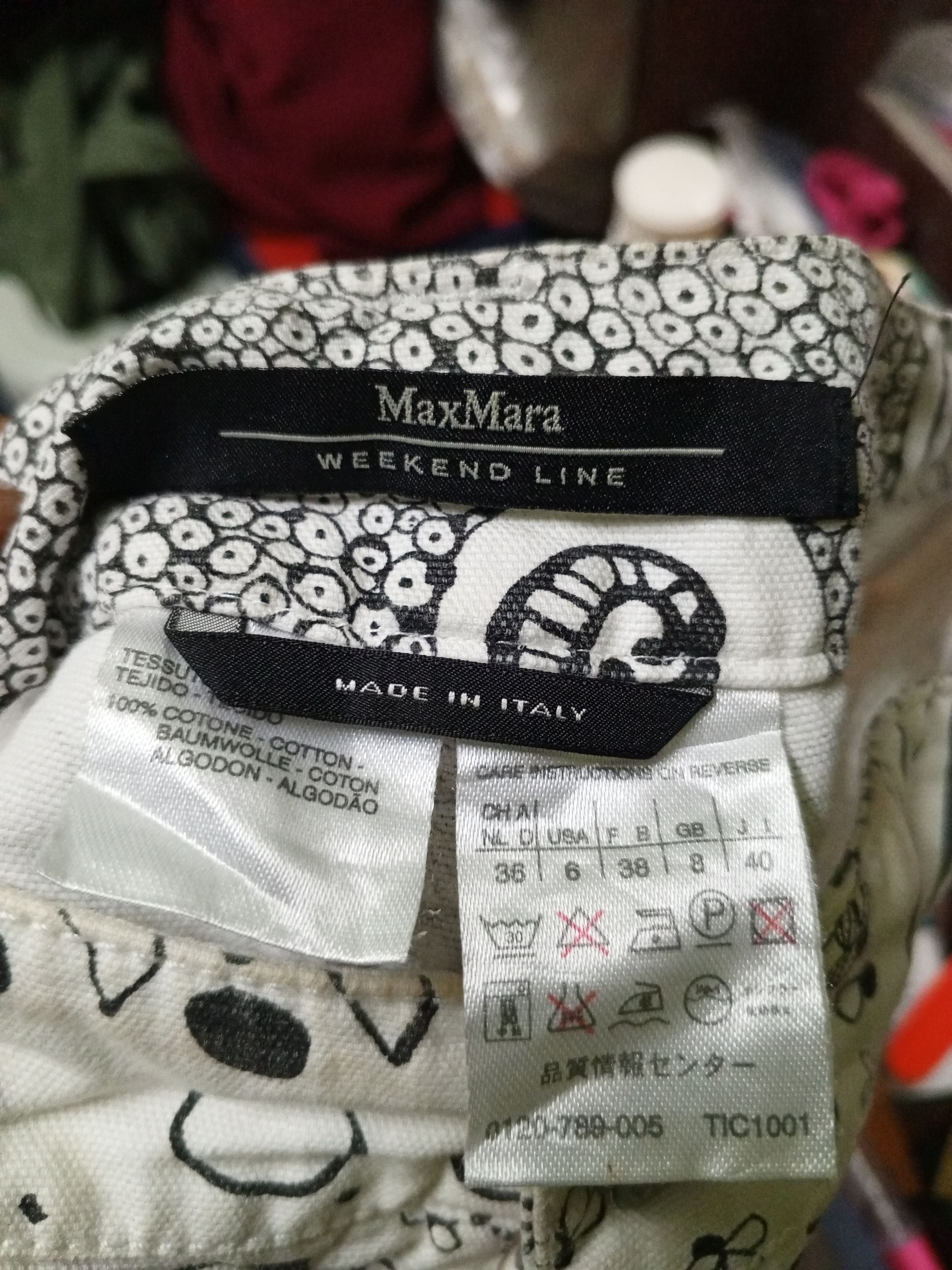 Designer × Max Mara MAX MARA ITALY OVP PRINT Size 29" - 5 Thumbnail
