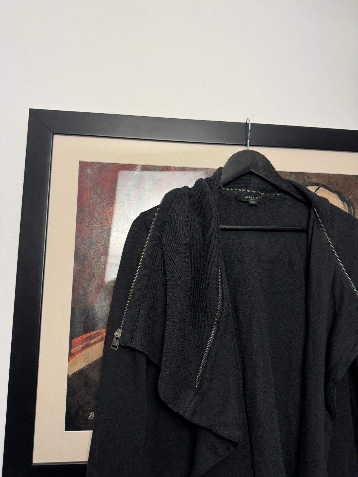 Allsaints Avant Garde Zip Hoodie Allsaints Rick Owens Style Zips Rare Size US M / EU 48-50 / 2 - 3 Thumbnail