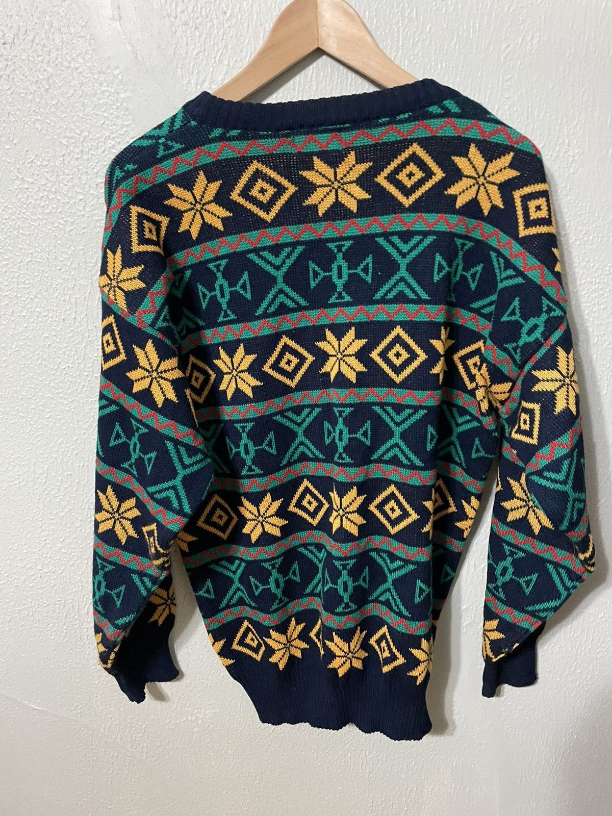 Vintage Vintage Green Bay Knit Sweater Size US L / EU 52-54 / 3 - 1 Thumbnail
