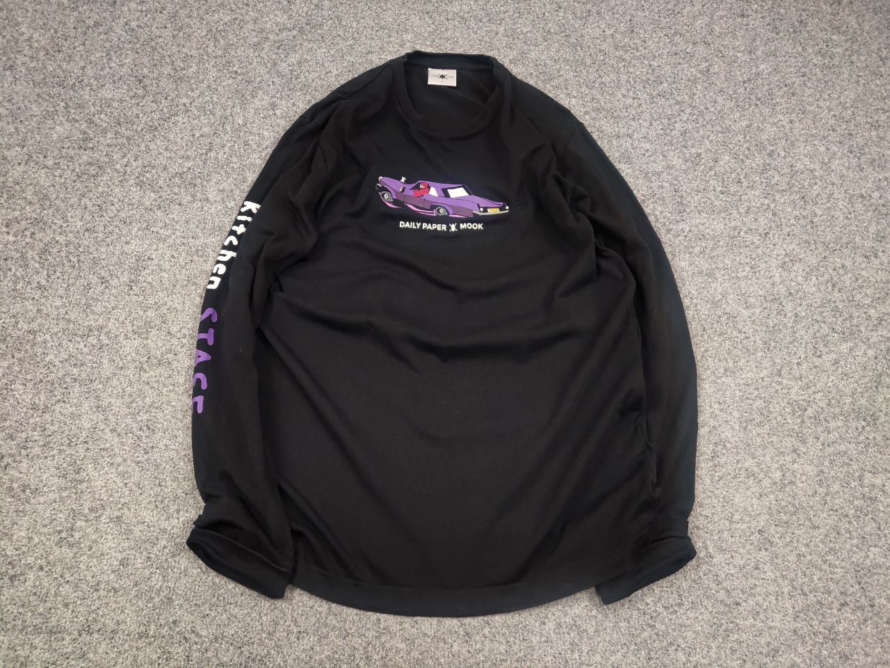 Daily Paper Daily Paper x Mook Design Black Logo Long sleeve Sweatshirt Size US L / EU 52-54 / 3 - 2 Thumbnail