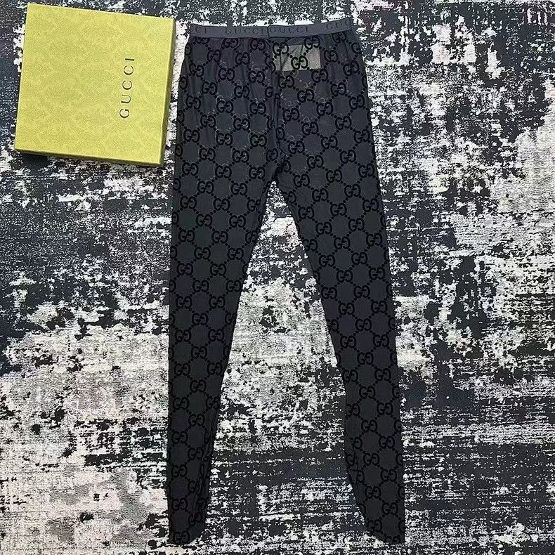 Gucci Gucci SizeS Double G Logo Old Flower Translucent Pantyhose Size 26" / US 2 / IT 38 - 5 Thumbnail