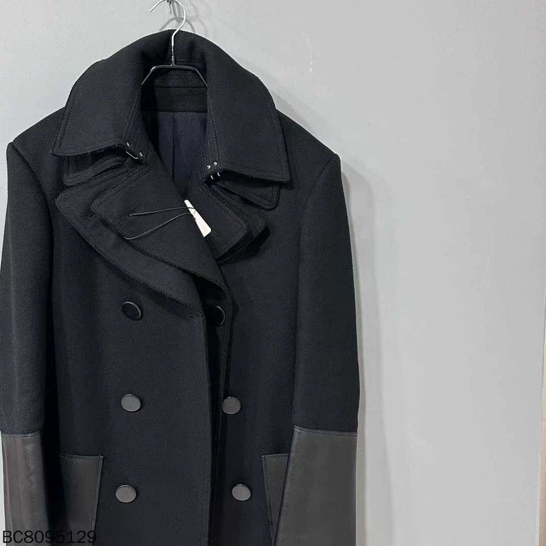 Alexander McQueen Alexander McQUEEN size 46 Black split leather double-layer Size L / US 10 / IT 46 - 2 Thumbnail