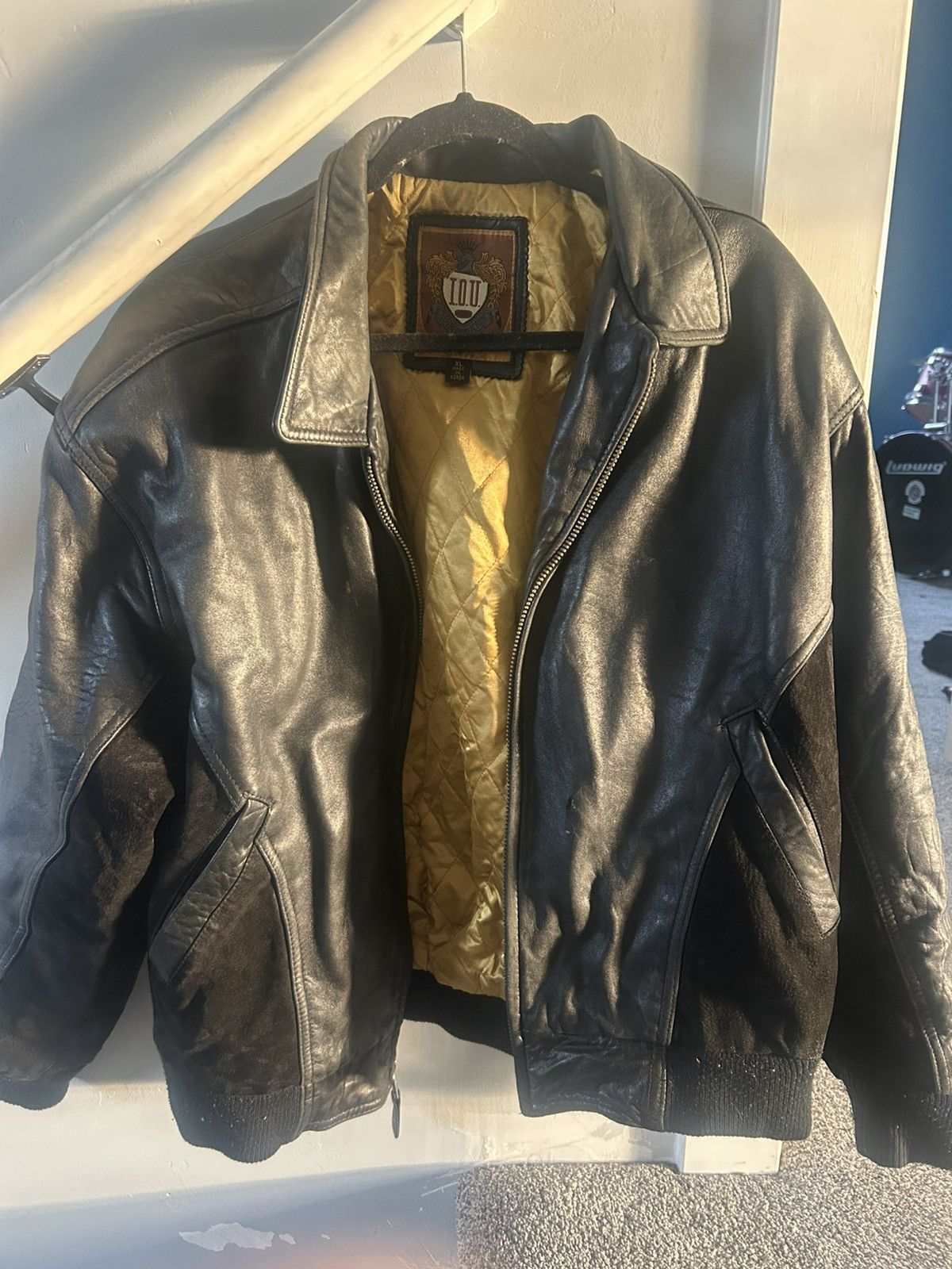 Other I.O.U Vintage Leather Jacket Size US XL / EU 56 / 4 - 1 Thumbnail