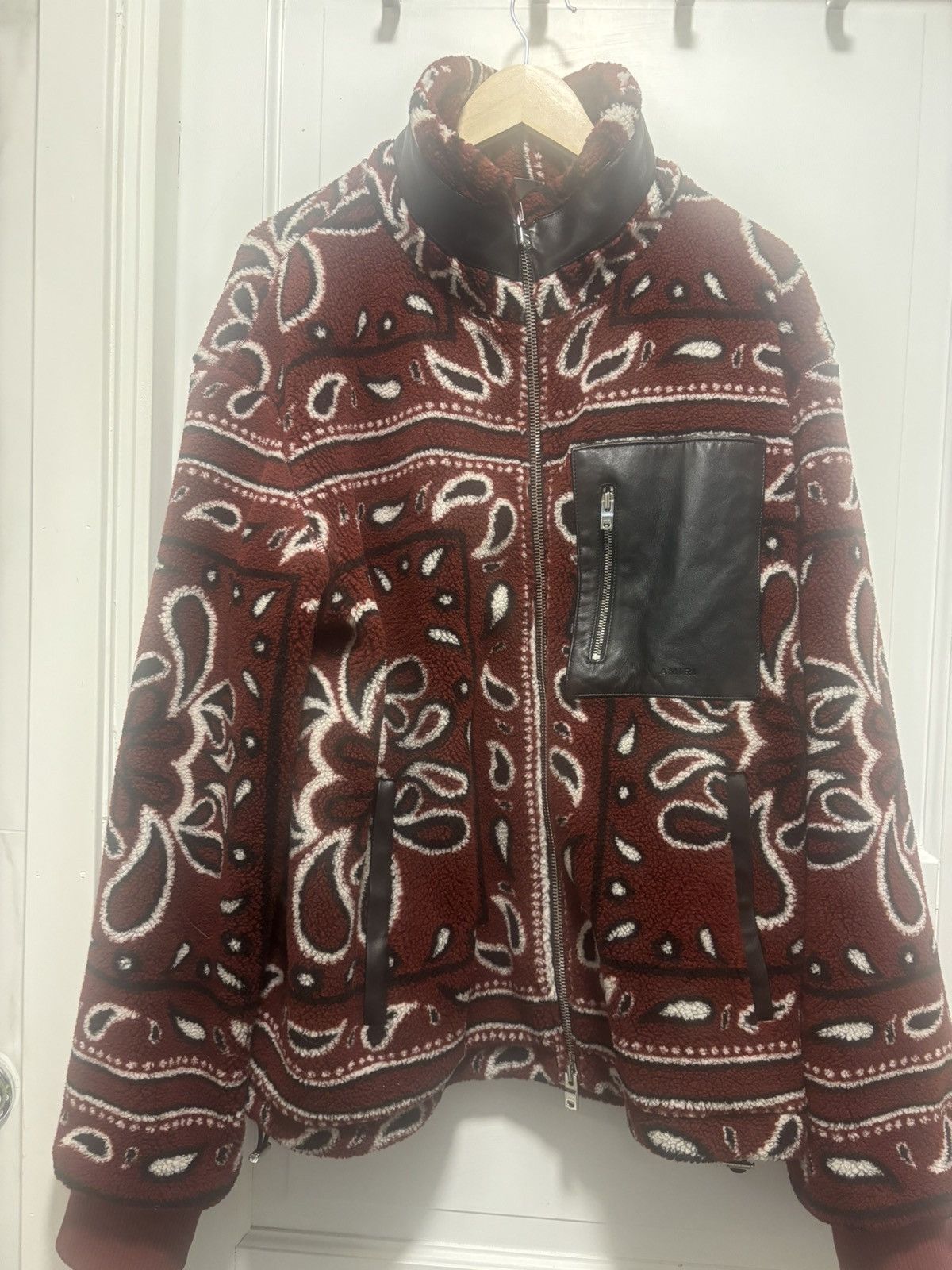 Amiri Amiri bandana fleece jacket Size US XL / EU 56 / 4 - 13 Thumbnail