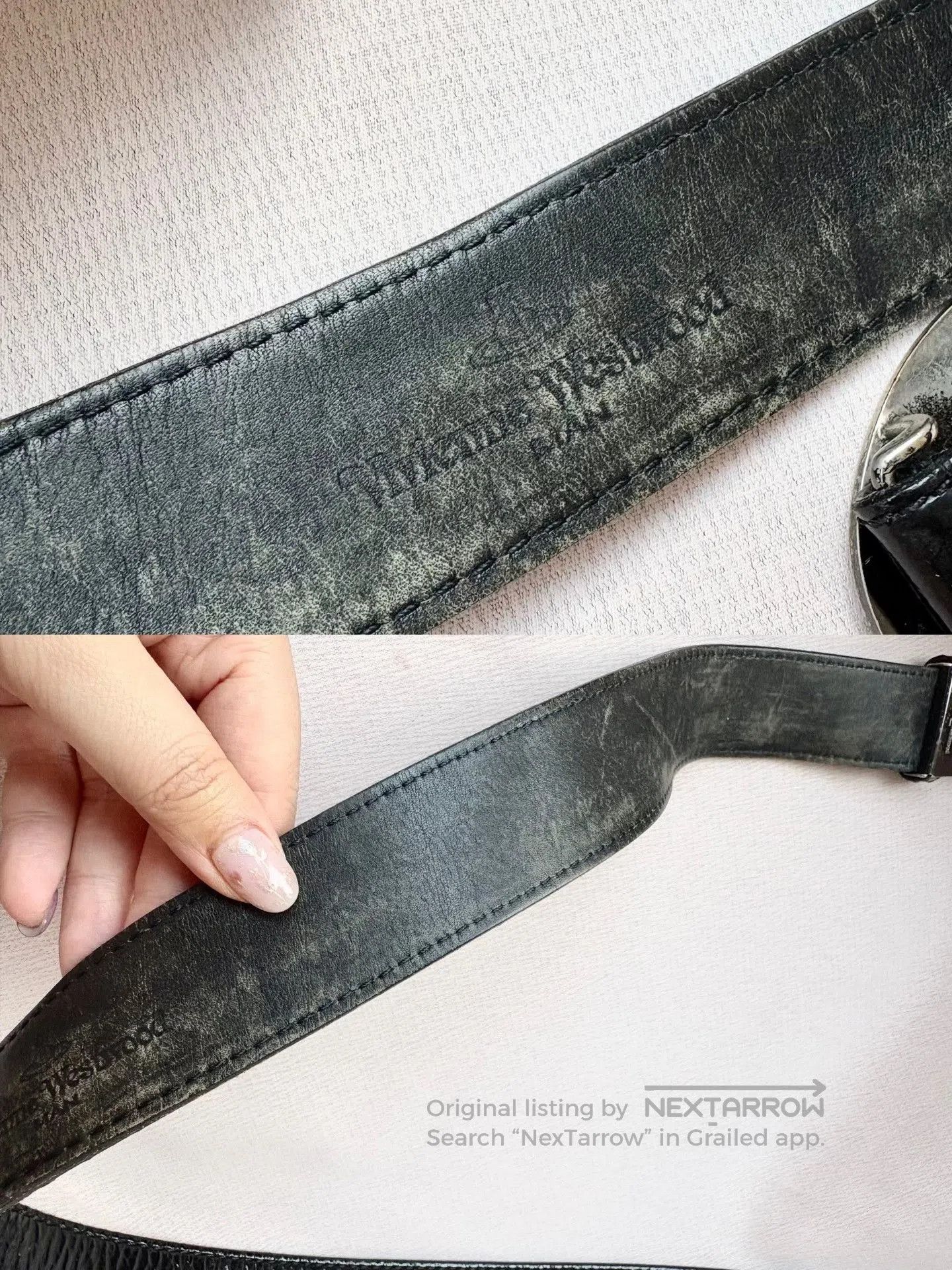 Vivienne Westwood Vivienne Westwood Saturn Black Patent Belt. Size ONE SIZE - 8 Thumbnail
