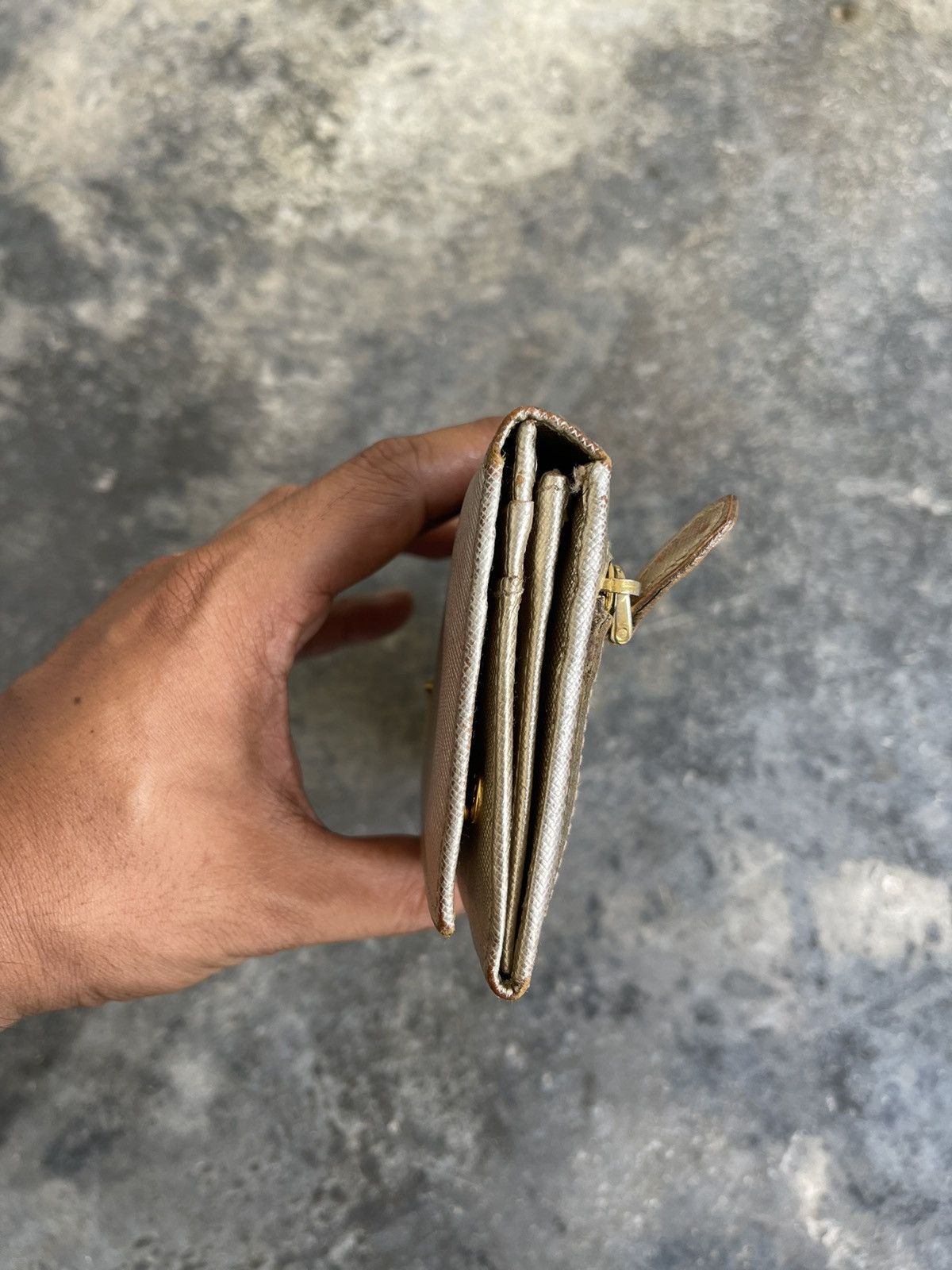 Prada × Vintage Prada multi slot long wallet Size ONE SIZE - 3 Thumbnail