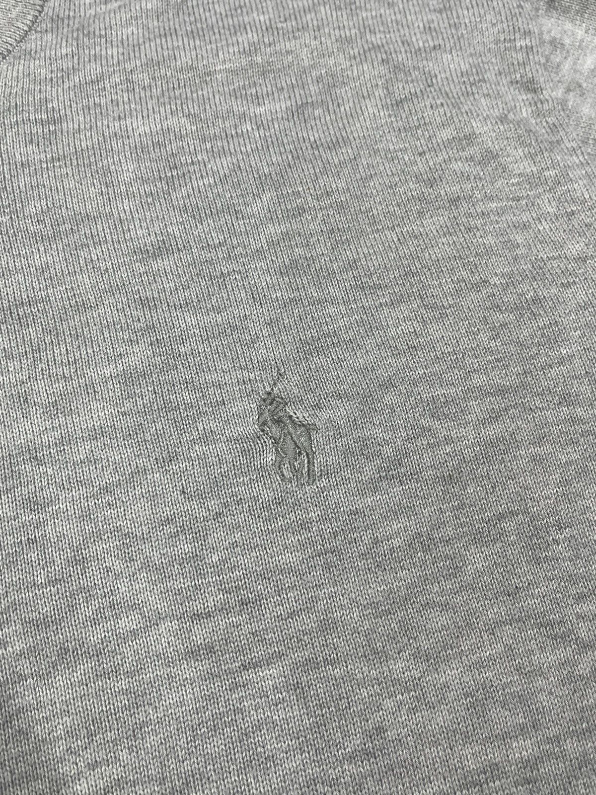 Polo Ralph Lauren Mens Polo Ralph Lauren Sweater Grey Y2K Rugby RRL Size US M / EU 48-50 / 2 - 5 Thumbnail
