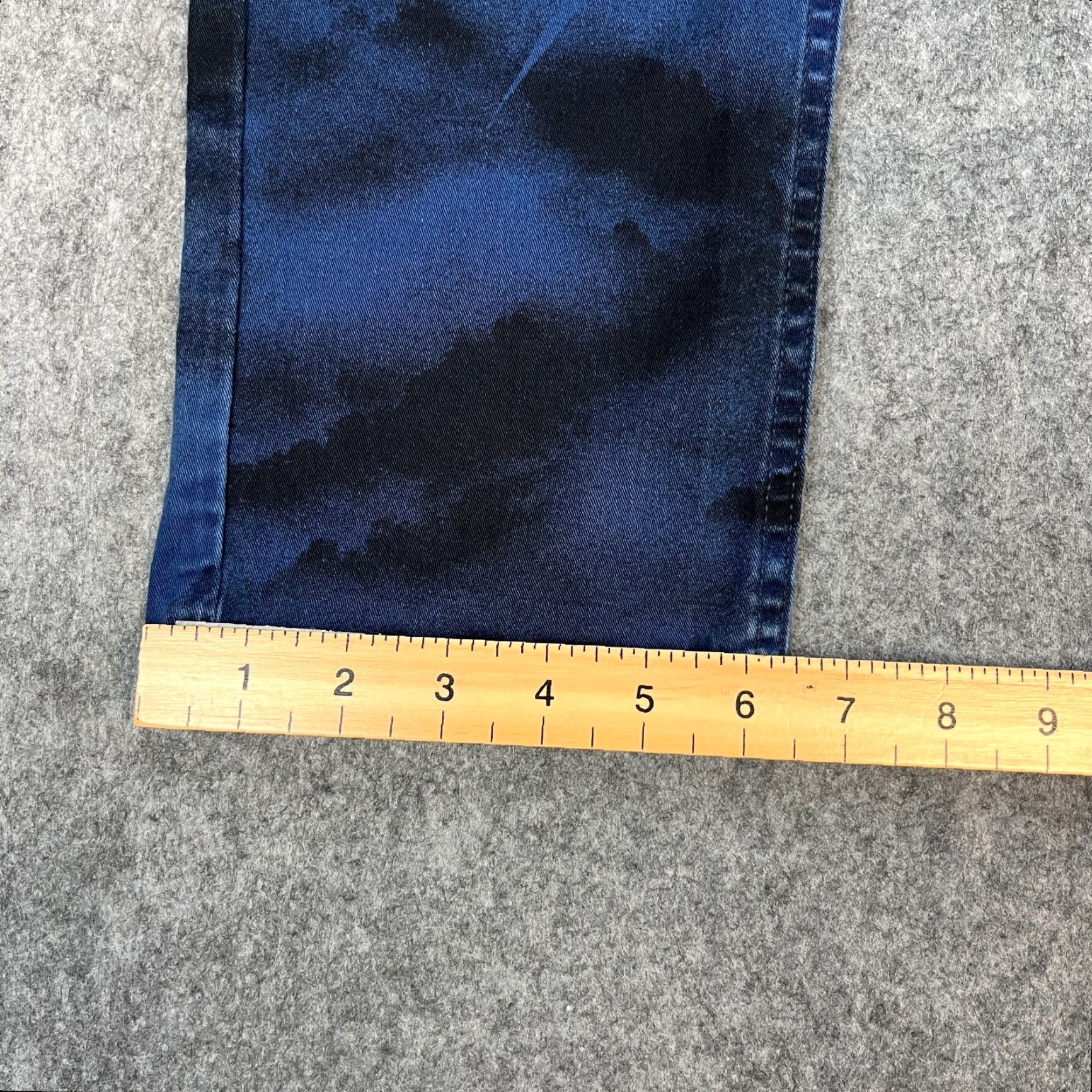 G-Star G-Star Mens Trousers Chino Slim 30 Regular 5-Pocket Denim Cotton Dark Blue Black Camo AOP Bronson Mens Size US 30 / EU 46 - 3 Thumbnail
