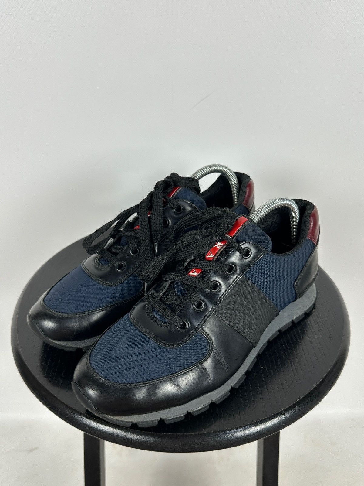 Prada Prada Matchrace Leather Sneakers Size US 7 / EU 40 - 7 Thumbnail