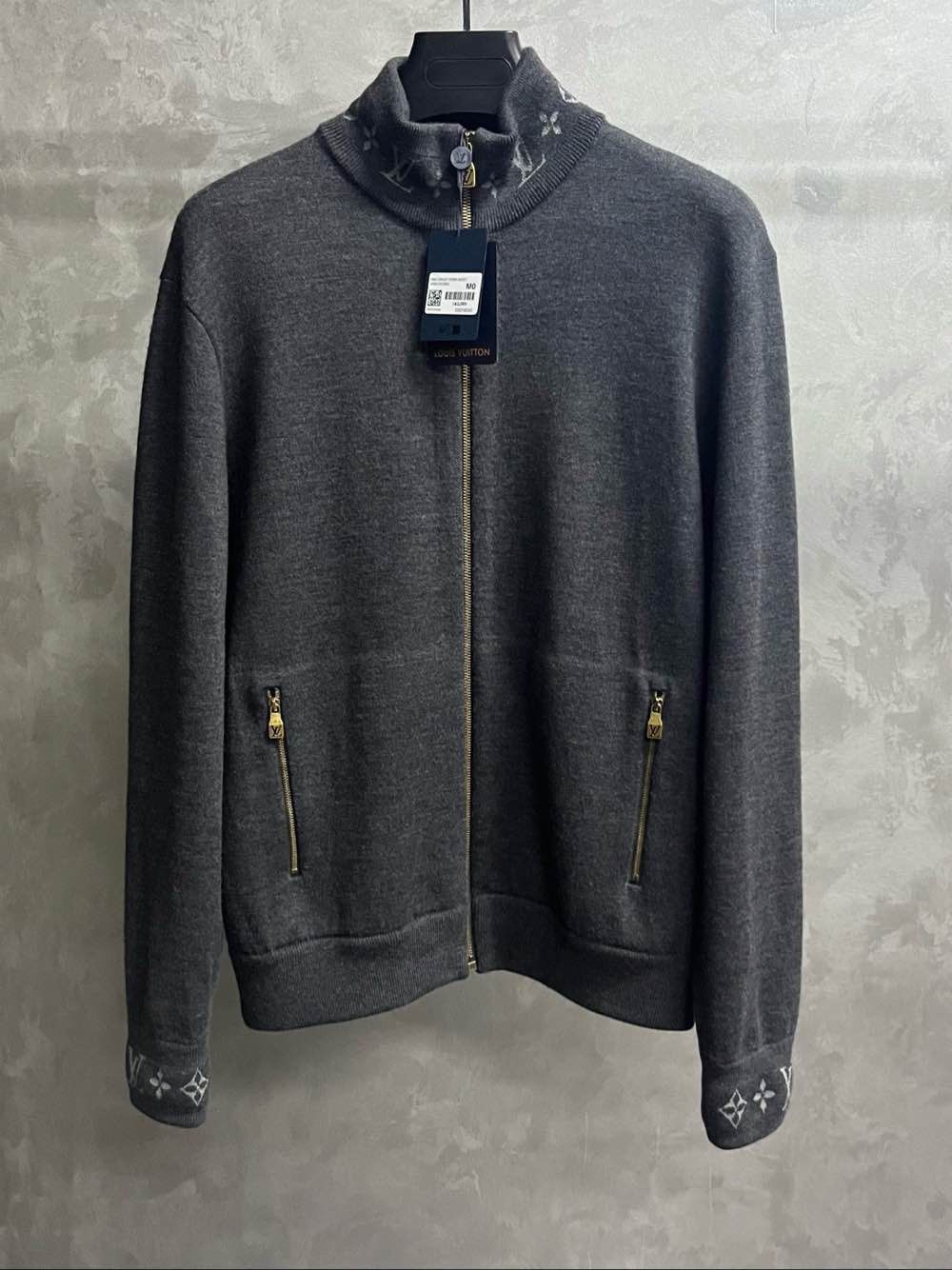Louis Vuitton Louis Vuitton Monogram Zipper Knit Jacket Size M Size US M / EU 48-50 / 2 - 1 Thumbnail