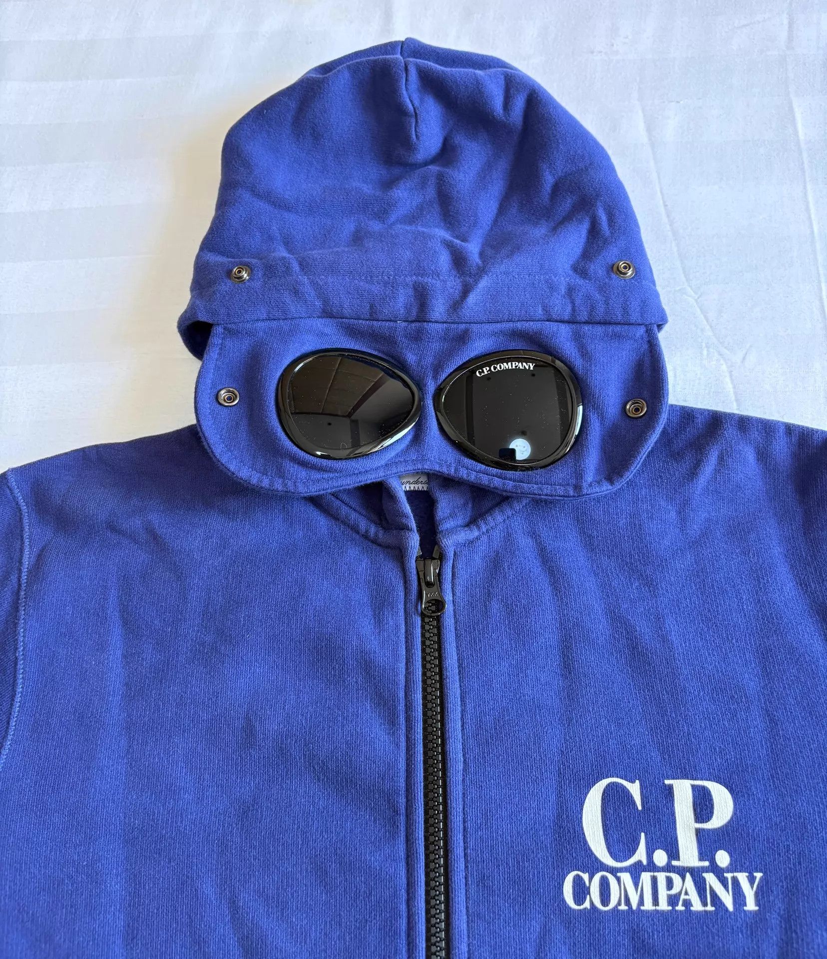 C.P. Company CP Company Pilot Goggle Hoodie Button Youth 14 Size US XS / EU 42 / 0 - 3 Thumbnail