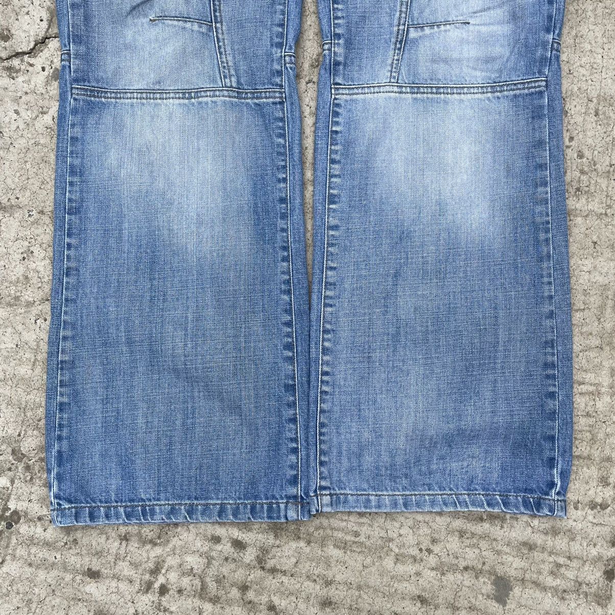 Le Grande Bleu (L.G.B.) VTG Man’s Fitted Crazy Henley’s Denim 32 Jeans Double Knee Size US 32 / EU 48 - 5 Thumbnail