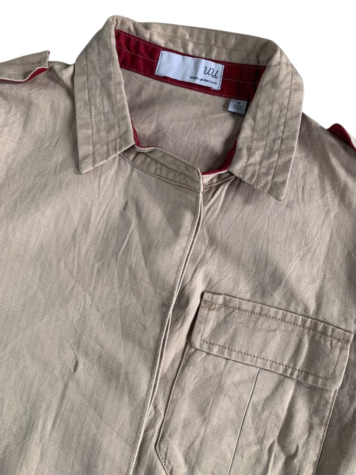 Undercover × Uniqlo Uniqlo x undercover raw military shirt Size US M / EU 48-50 / 2 - 4 Thumbnail