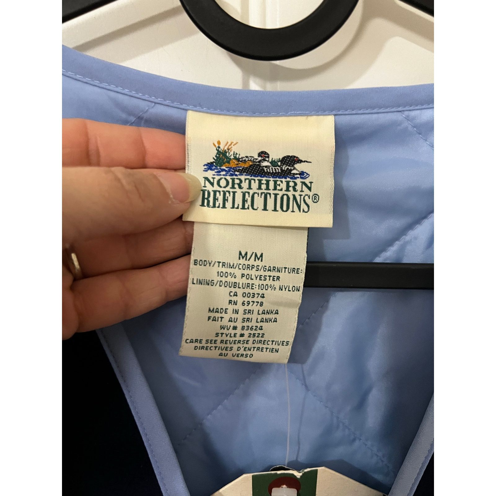 Northern Reflections vintage Winter Vest Zip up Fleece Outerwear 3M insulation Size M / US 6-8 / IT 42-44 - 5 Thumbnail