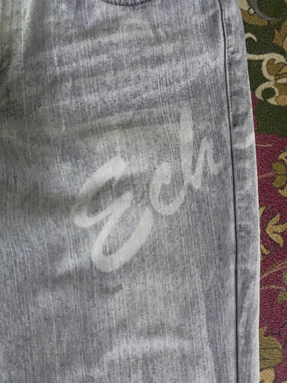 Hysteric Glamour Japanese Brand JOUER AUX ECHECS Super Flare Jeans Size 26" / US 2 / IT 38 - 7 Thumbnail