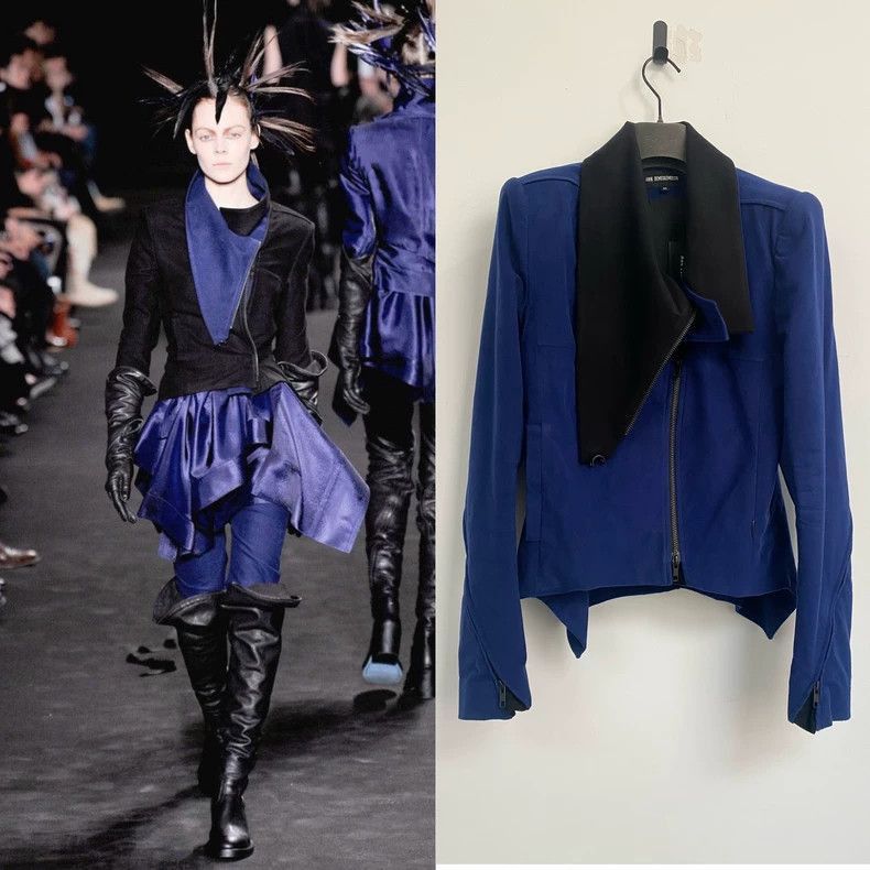 AW2005 Ann Demeulemeester Napoléon JKT Ann Demeulemeester SS11 Napoleon Double-lapels Fencing