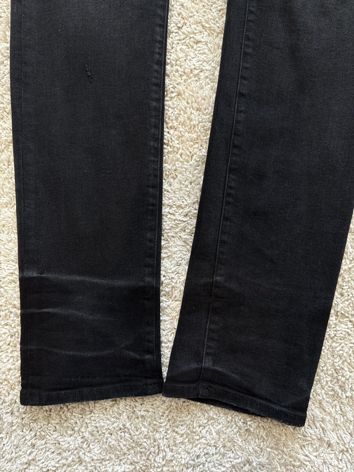 Amiri Amiri Black Washed Jeans Size US 33 - 5 Thumbnail