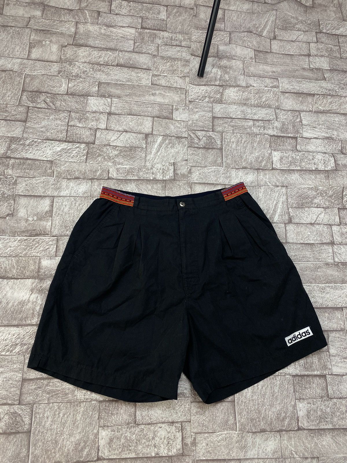Adidas Crazy Retro Adidas Shorts 90s Vintage style Y2k Size US 32 / EU 48 - 3 Thumbnail