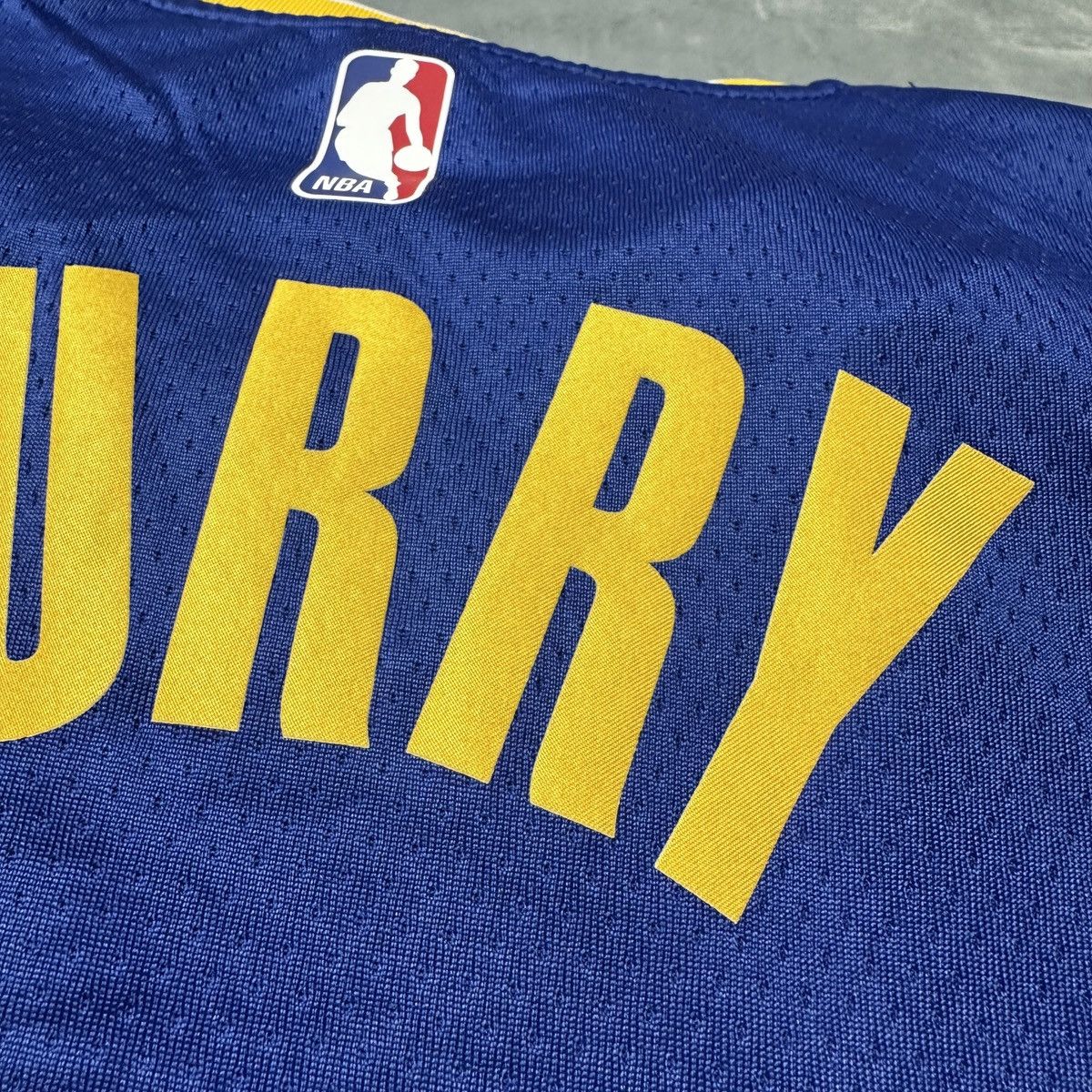 NBA × Nike New Authentic Golden State Warriors Steph Curry Jersey 52 Size US XL / EU 56 / 4 - 13 Thumbnail