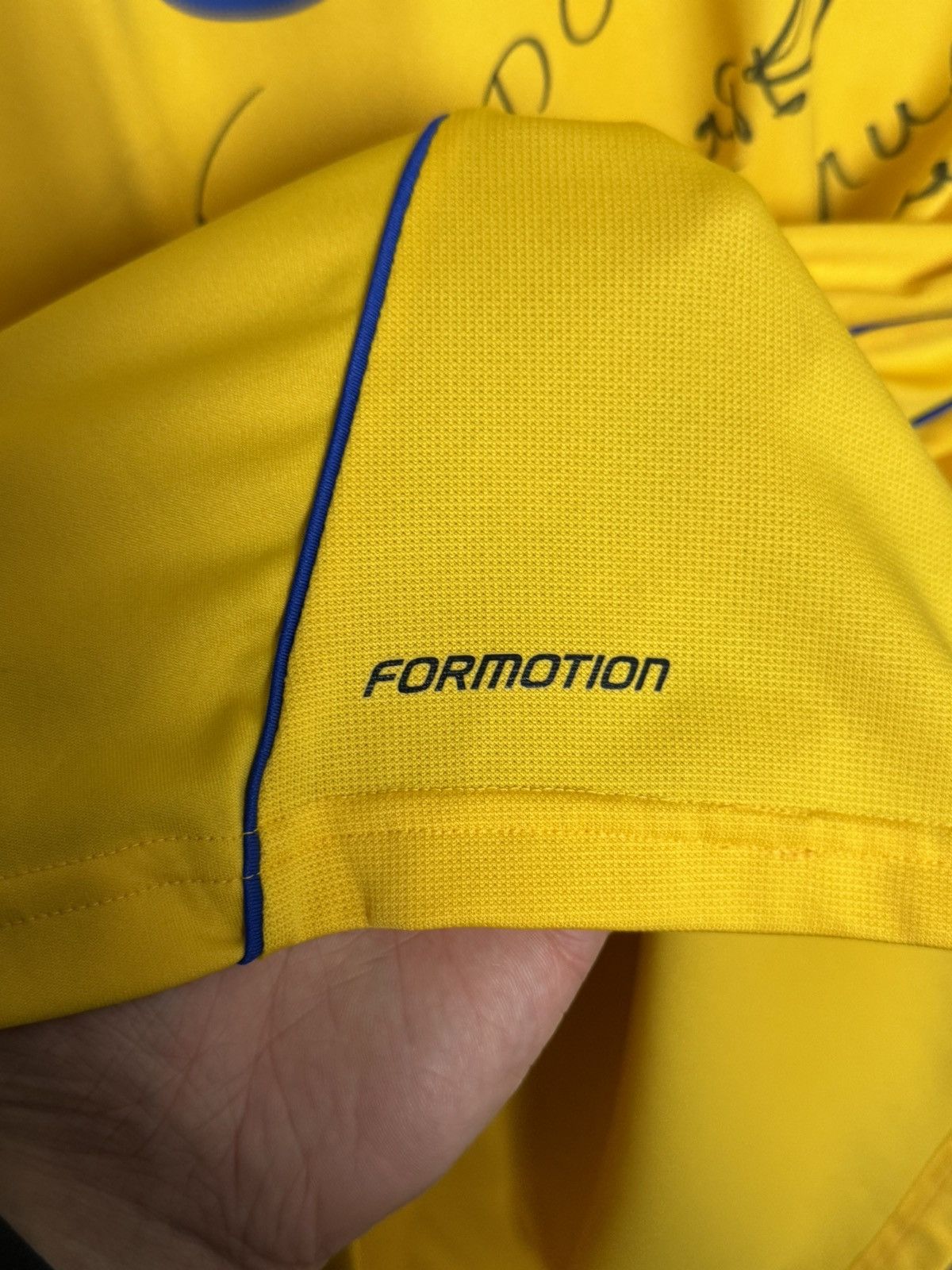 Adidas Ukraine 10/11 Home Match Worn Aliev Football Soccer Jersey Size US M / EU 48-50 / 2 - 7 Thumbnail
