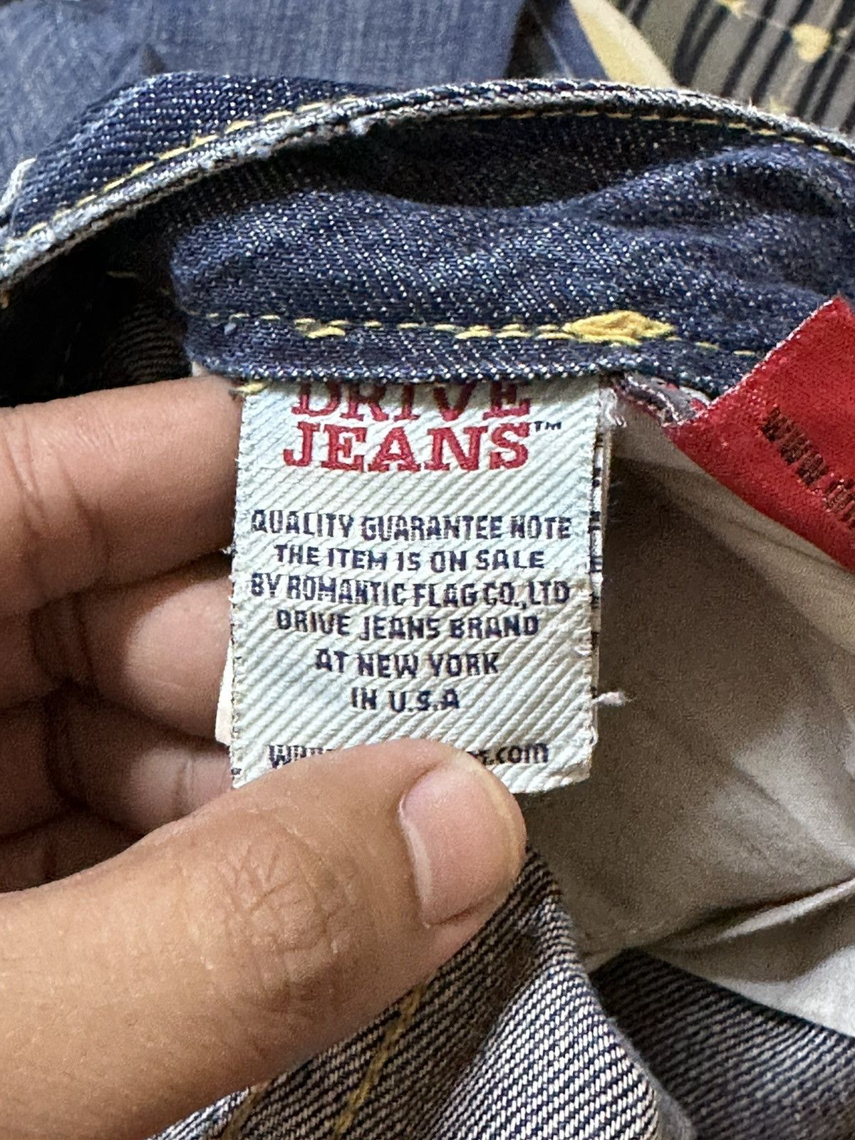POST ARCHIVE FACTION (PAF) Vintage Drive Jeans Baggy Wide Leg Faded Denim Size US 29 - 10 Thumbnail