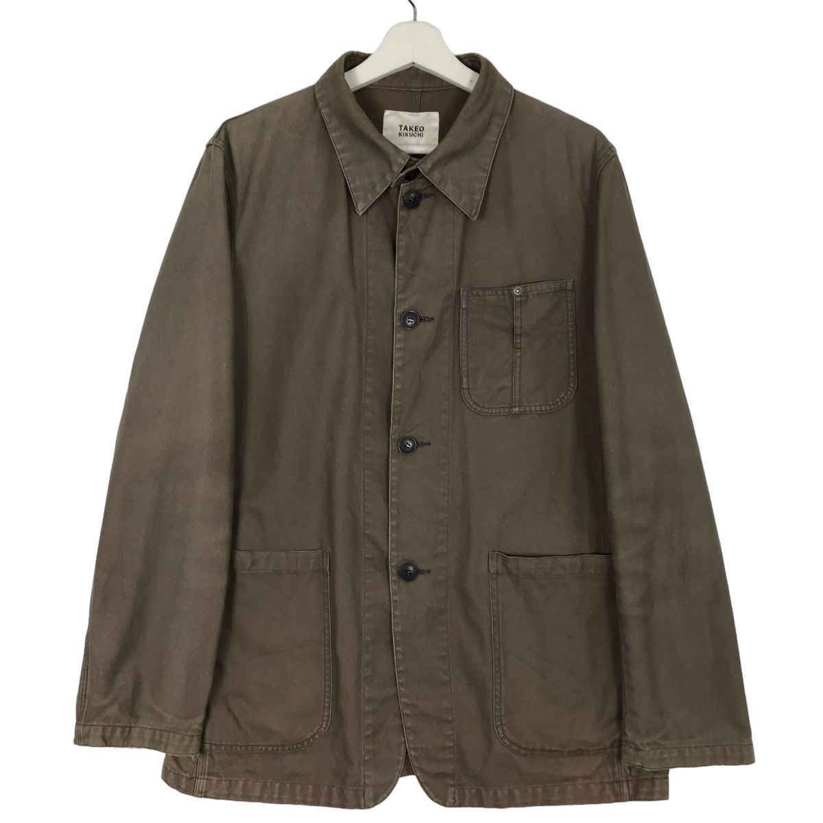 Takeo Kikuchi 💥 TAKEO KIKUCHI DUCK CANVAS CHORE JACKET Size US M / EU 48-50 / 2 - 1 Thumbnail