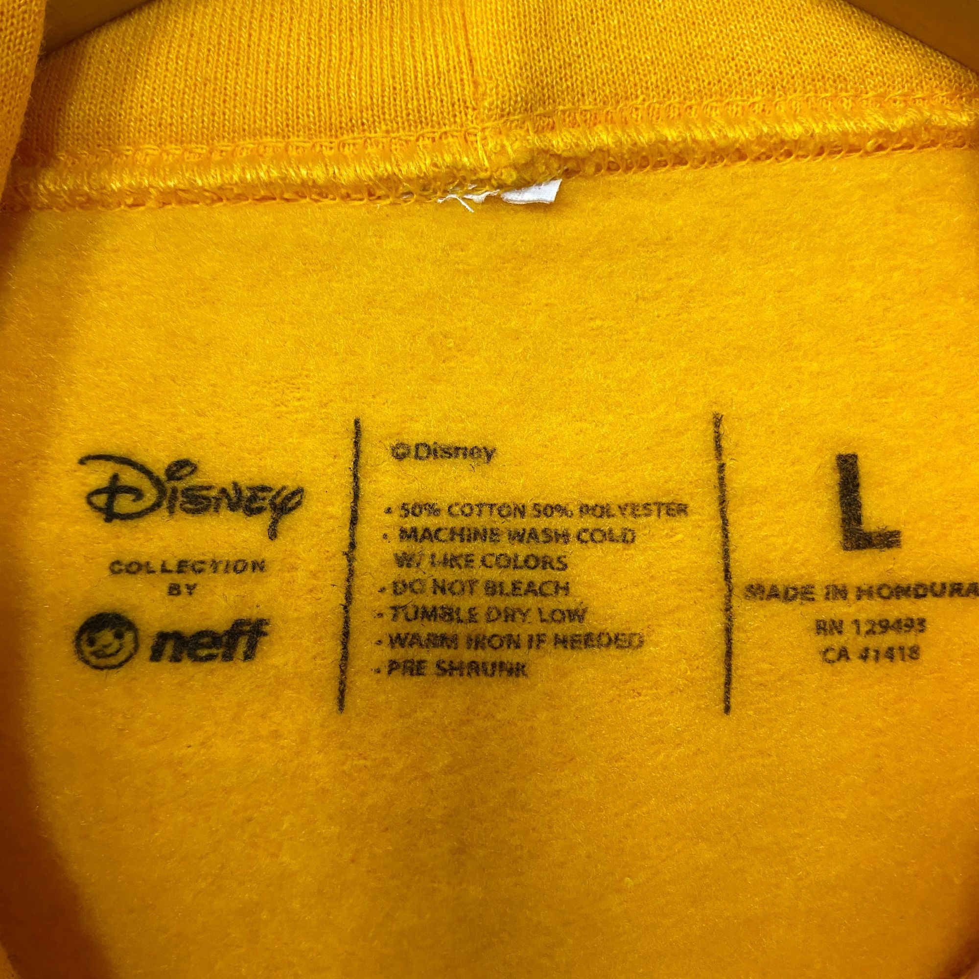 Disney Mickey Mouse logo Too Many People Grow Up Hoodie size Large Size US L / EU 52-54 / 3 - 5 Thumbnail