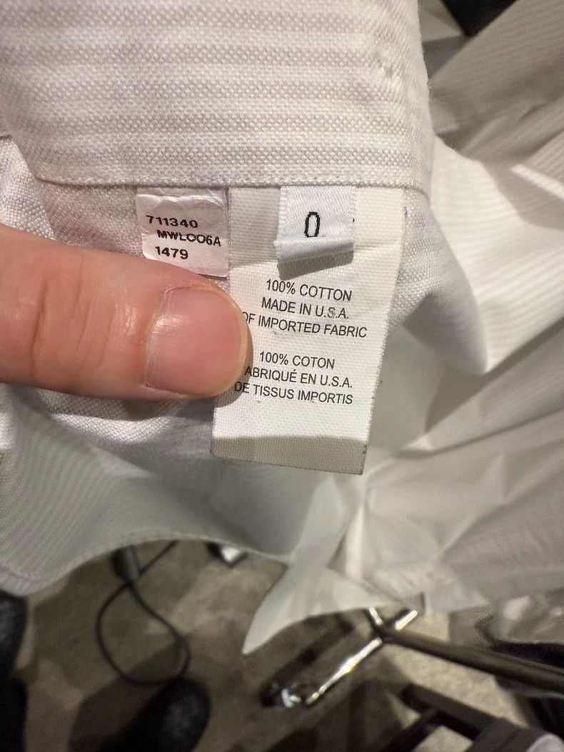 Thom Browne Thom Browne Rare butterfly collar four-bar shirt 2503-Next Size US XS / EU 42 / 0 - 5 Thumbnail