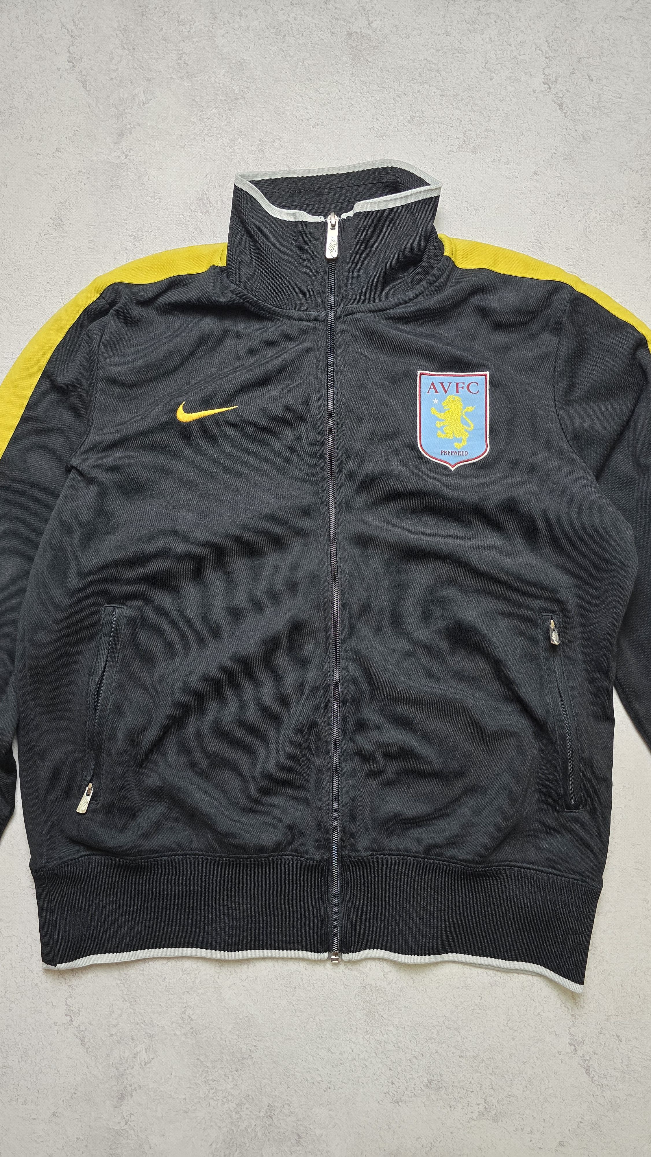 Nike Aston Villa N98 Track Jacket 2011/12 Football Training Top Size US M / EU 48-50 / 2 - 7 Thumbnail
