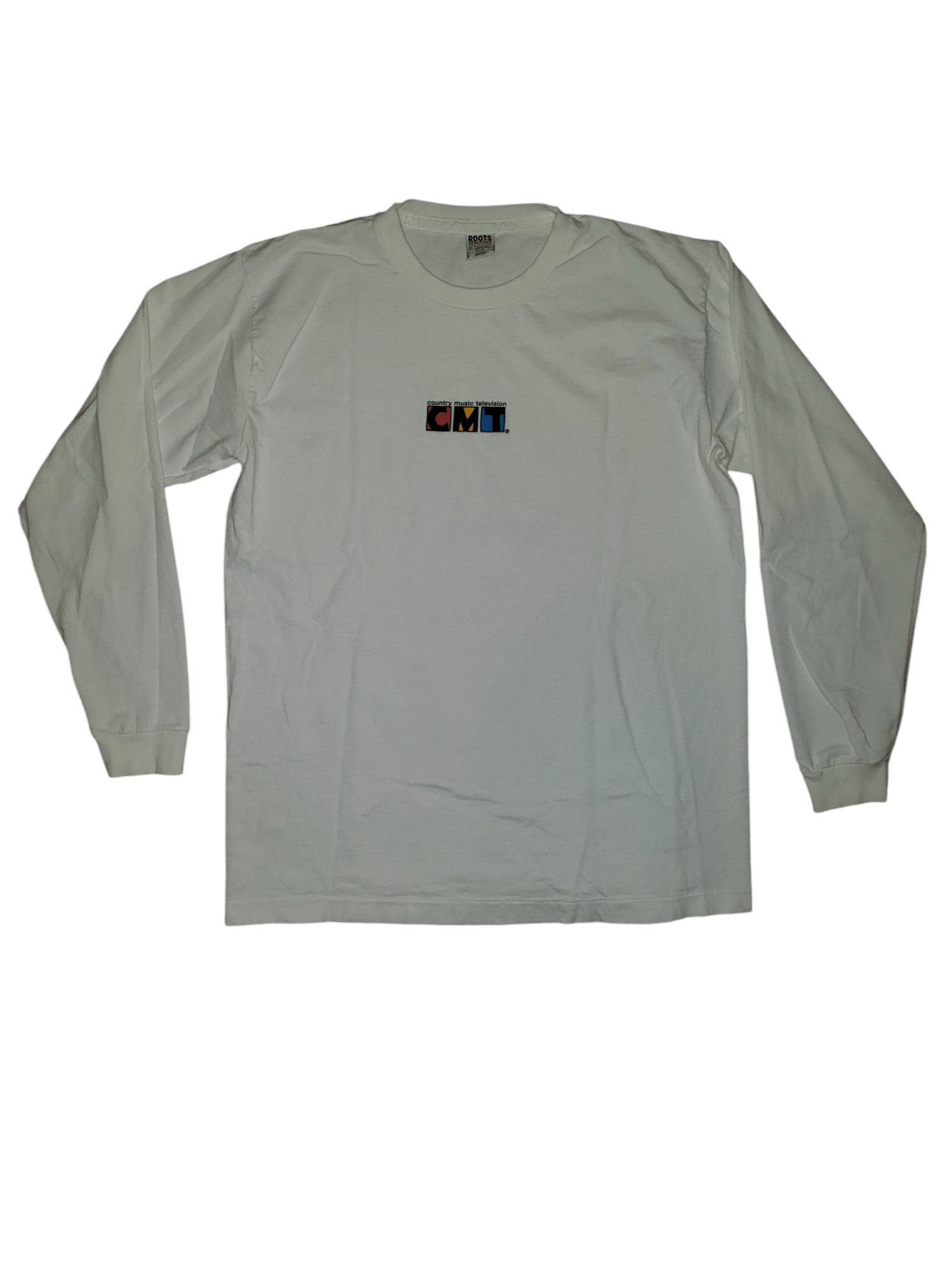 Vintage Vintage 90s Country Music Television CMT Long Sleeve Size US L / EU 52-54 / 3 - 3 Thumbnail