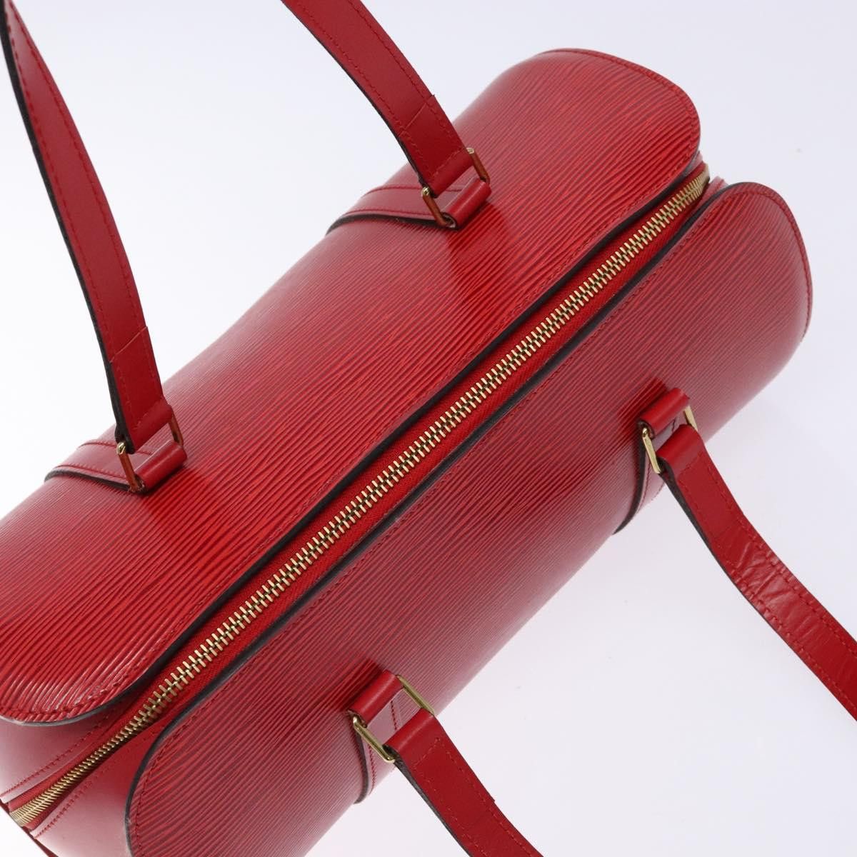 Louis Vuitton LOUIS VUITTON Epi Soufflot Hand Bag Red M52227 Size ONE SIZE - 6 Thumbnail