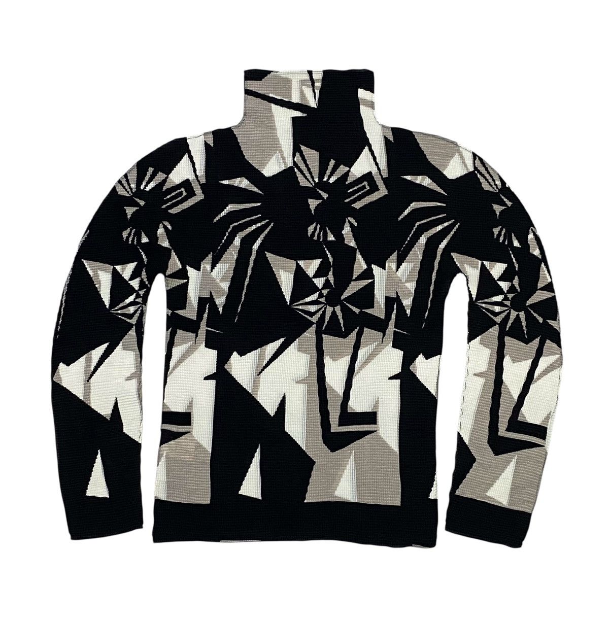 Issey Miyake Me Issey Miyake Pleated Geometiric Turtleneck Size M / US 6-8 / IT 42-44 - 5 Thumbnail