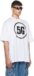 Vetements o1y0924 T-Shirt in White Size US S / EU 44-46 / 1 - 2 Thumbnail