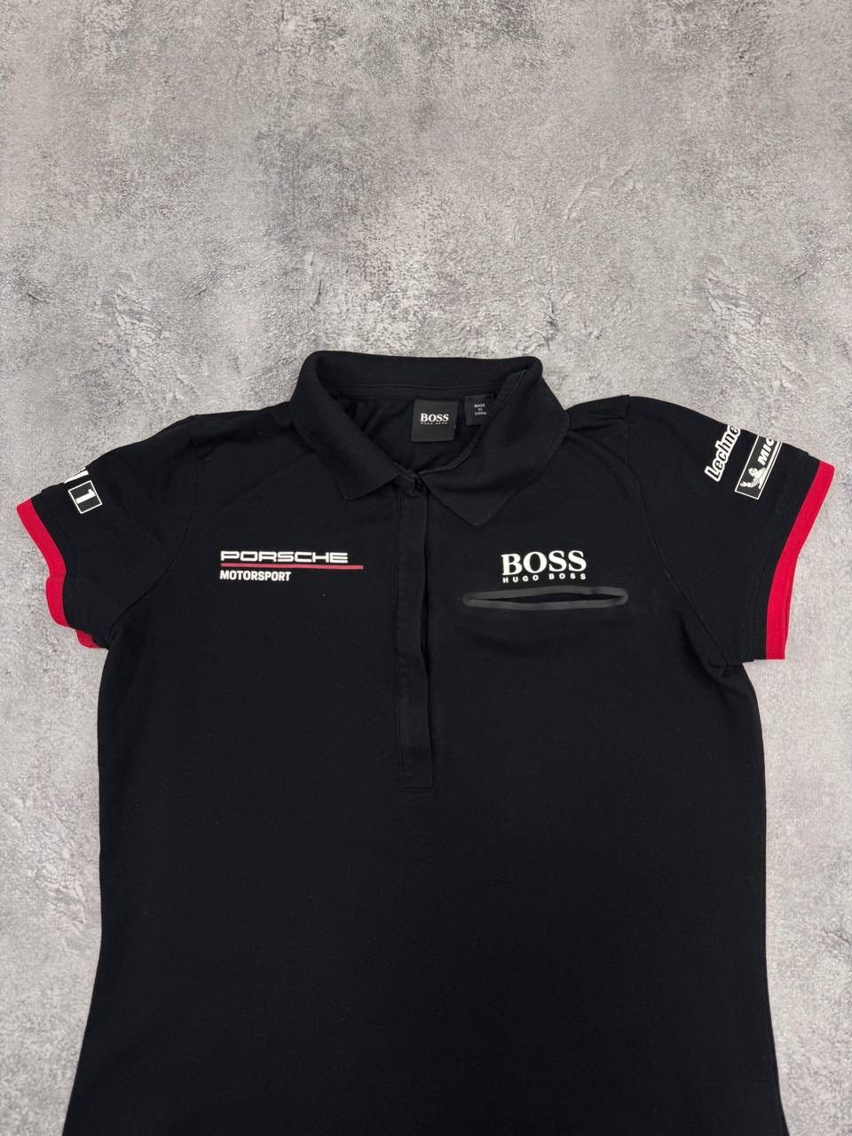 Hugo Boss Hugo Boss Porsche Motorsport Women's Polo Shirt Black Color Size S / US 4 / IT 40 - 2 Thumbnail