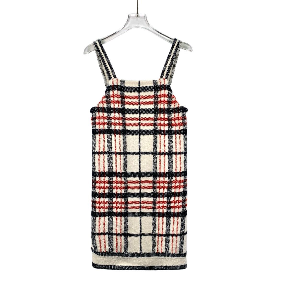 Dior Dior Color-block Plaid Cotton Knit Cami Dress K26WX Size XXS / US 00 / IT 34 - 1 Thumbnail