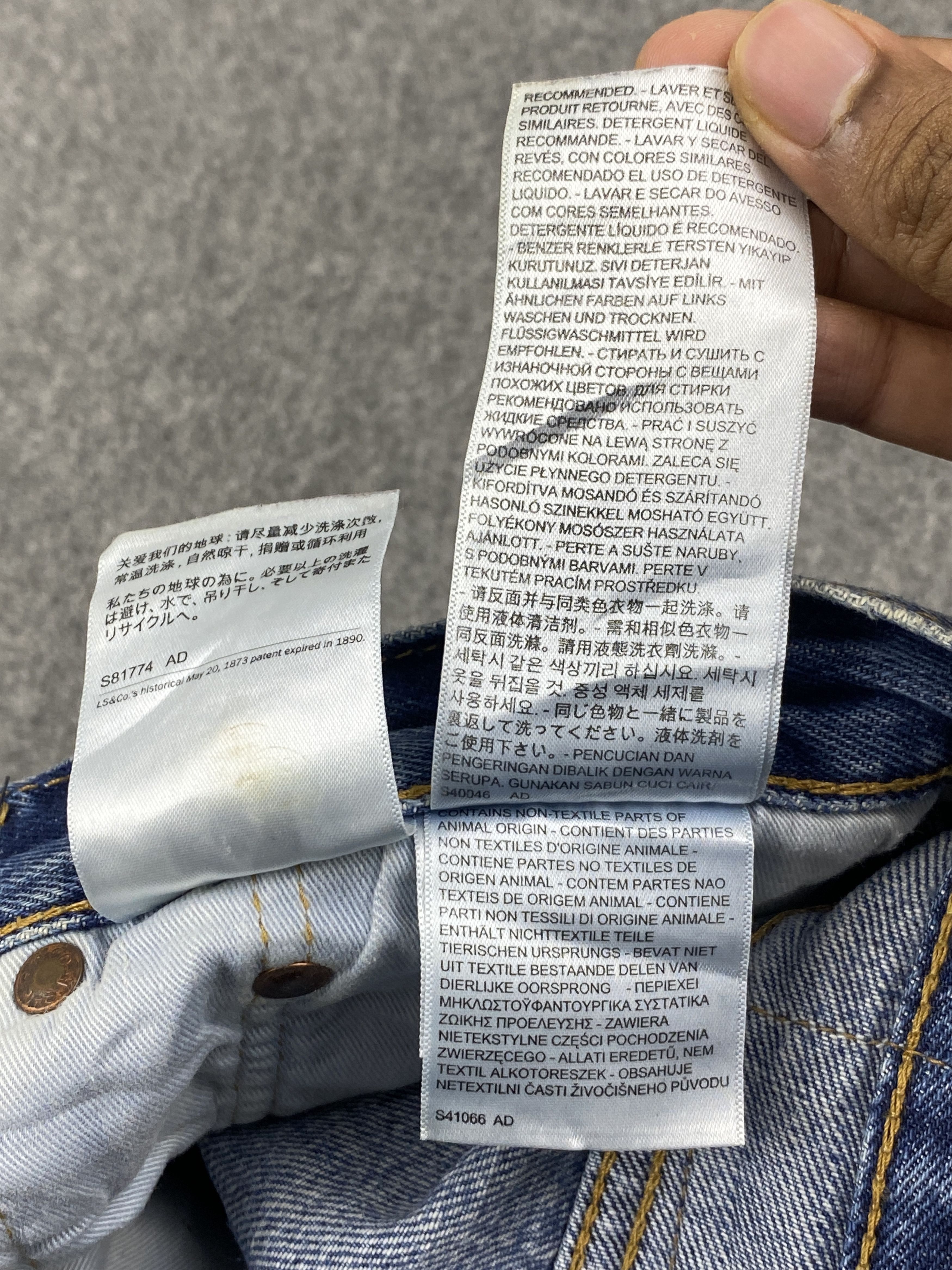 Levi's Blue Denim Vintage Levis 501 Jeans DP2801 Size US 39 - 10 Thumbnail