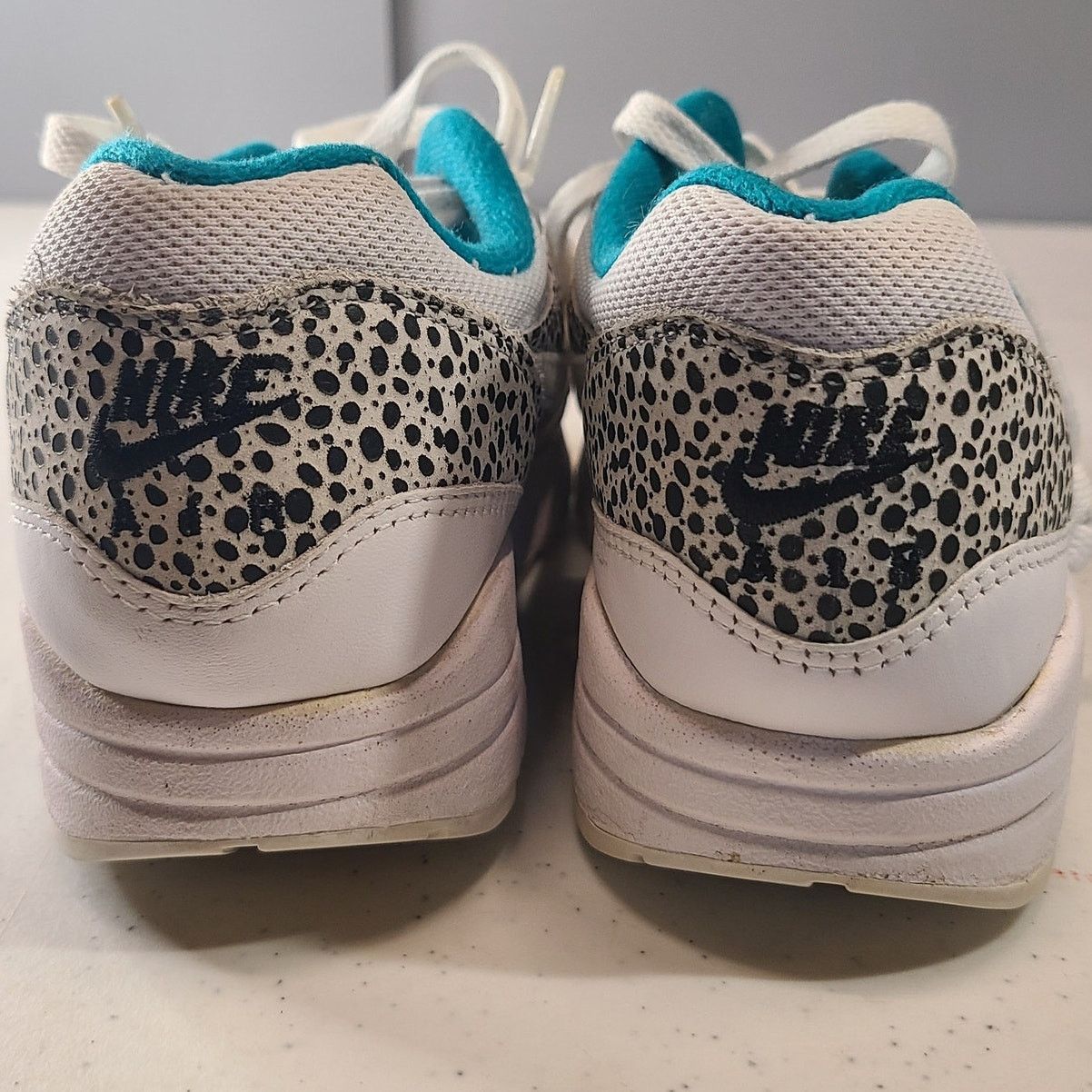 Nike Nike Air Max 1 Safari Pack White Glass Aqua Blue 6.5 RARE Size US 10 / IT 40 - 6 Thumbnail