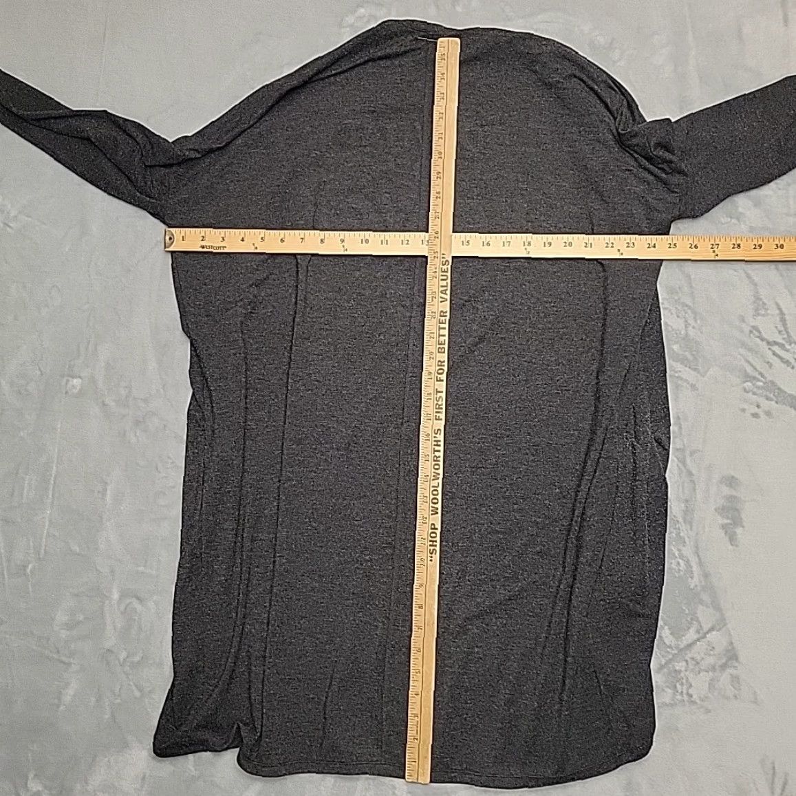 Life is Good VINTAGE Life is good Cardigan Sweat er Womens M Gray Rayon Blend Open Front Lightweight Knit Casual Womens Medium Gray) Size M / US 6-8 / IT 42-44 - 7 Thumbnail